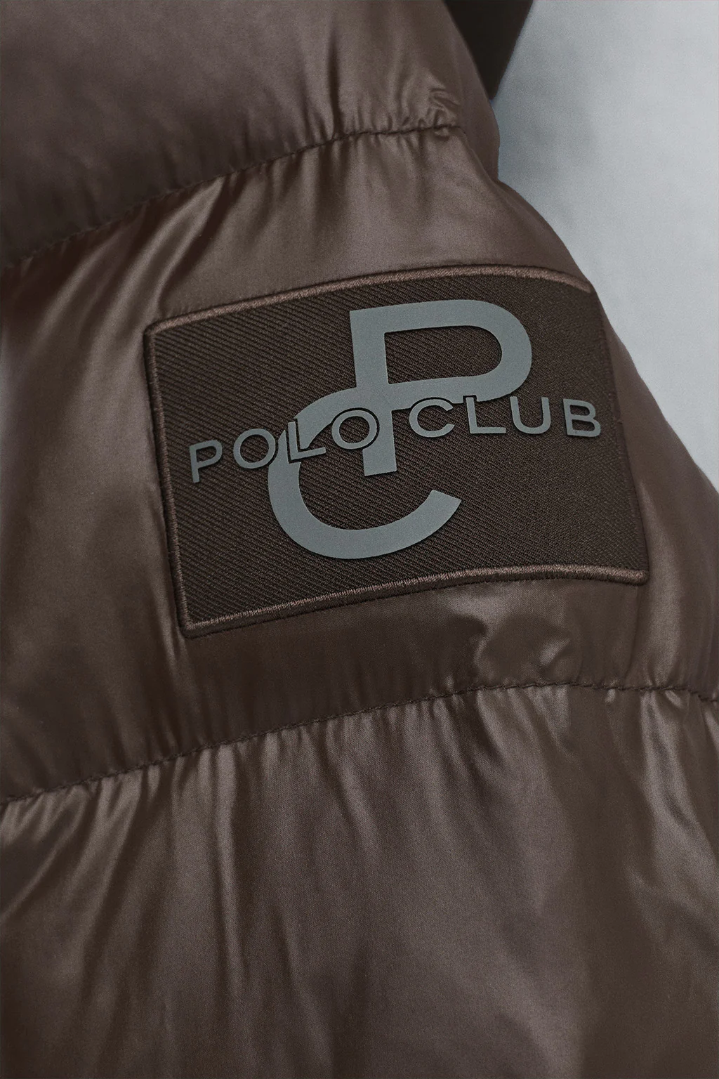 Down jacket Ofelia in brown with Polo Club logo - Image 9