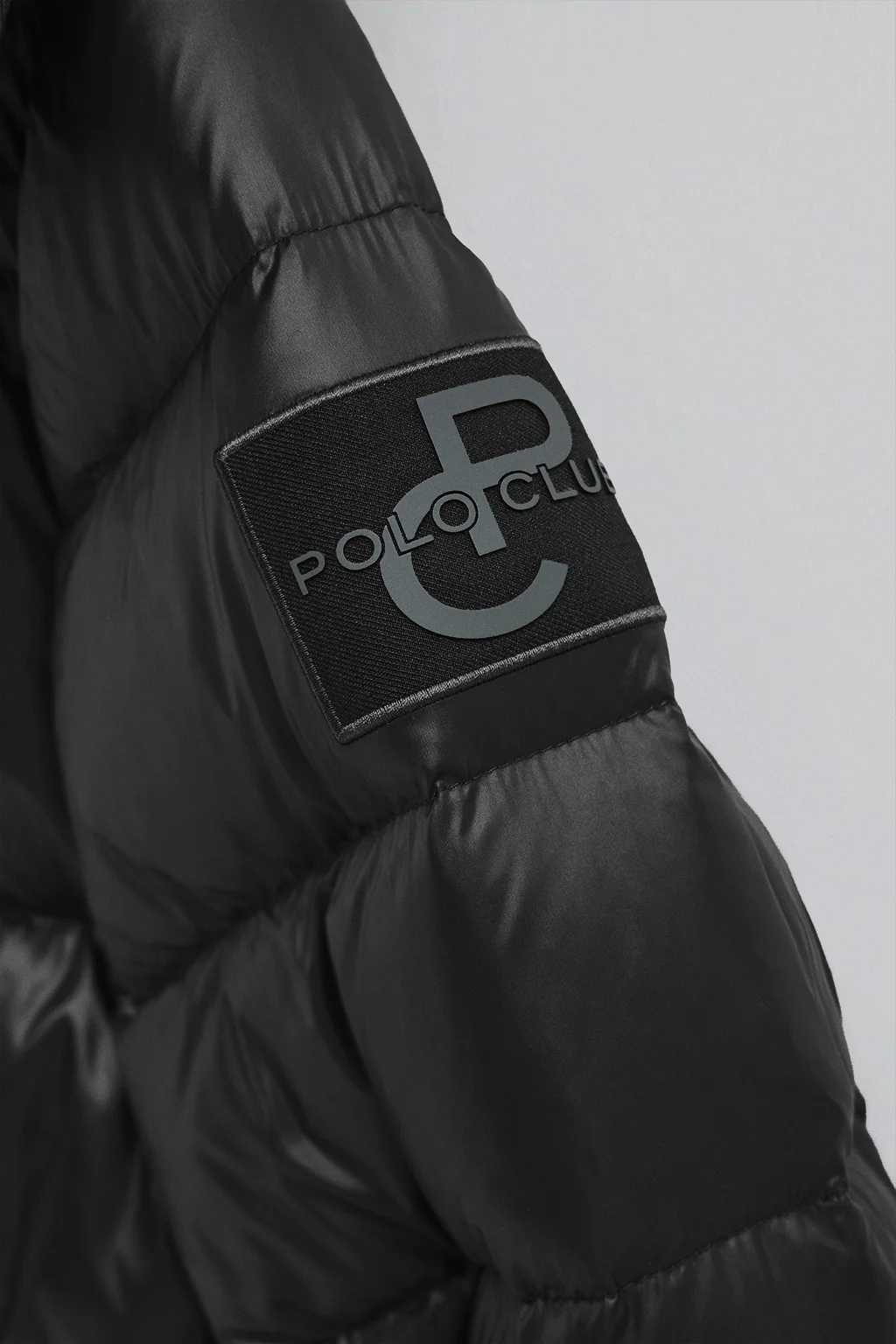 Down jacket Olena in black with Polo Club logo - Image 8