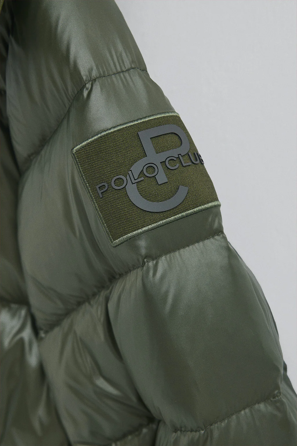 Down jacket Olena in green with Polo Club logo - Image 8