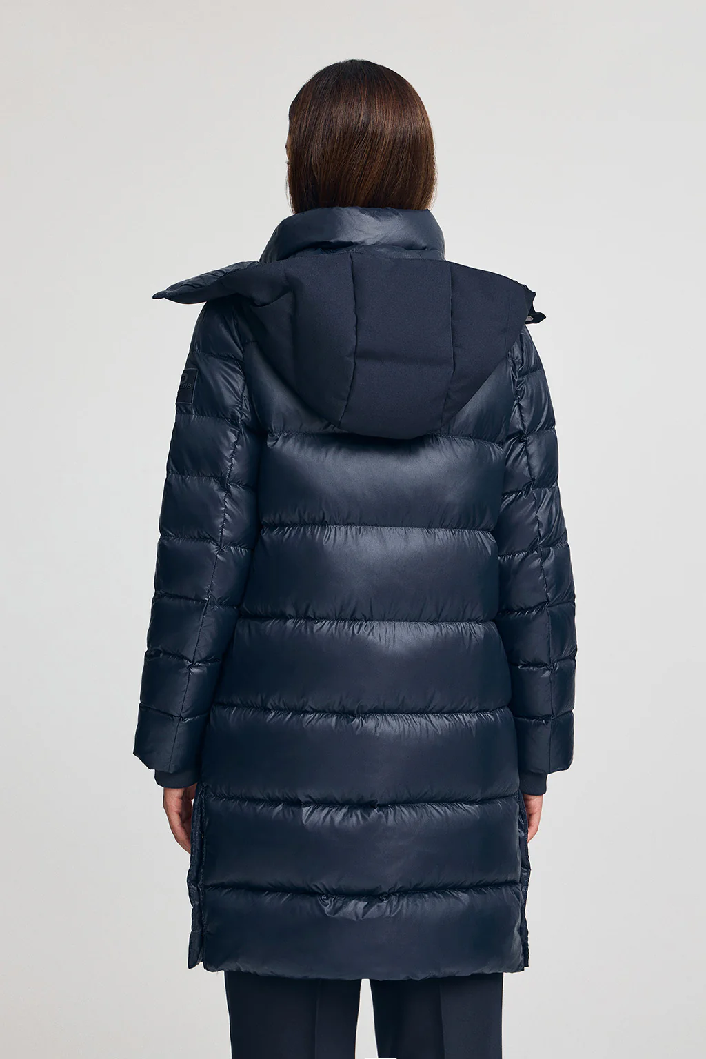 Down jacket Olena in navy blue with Polo Club logo - Image 6