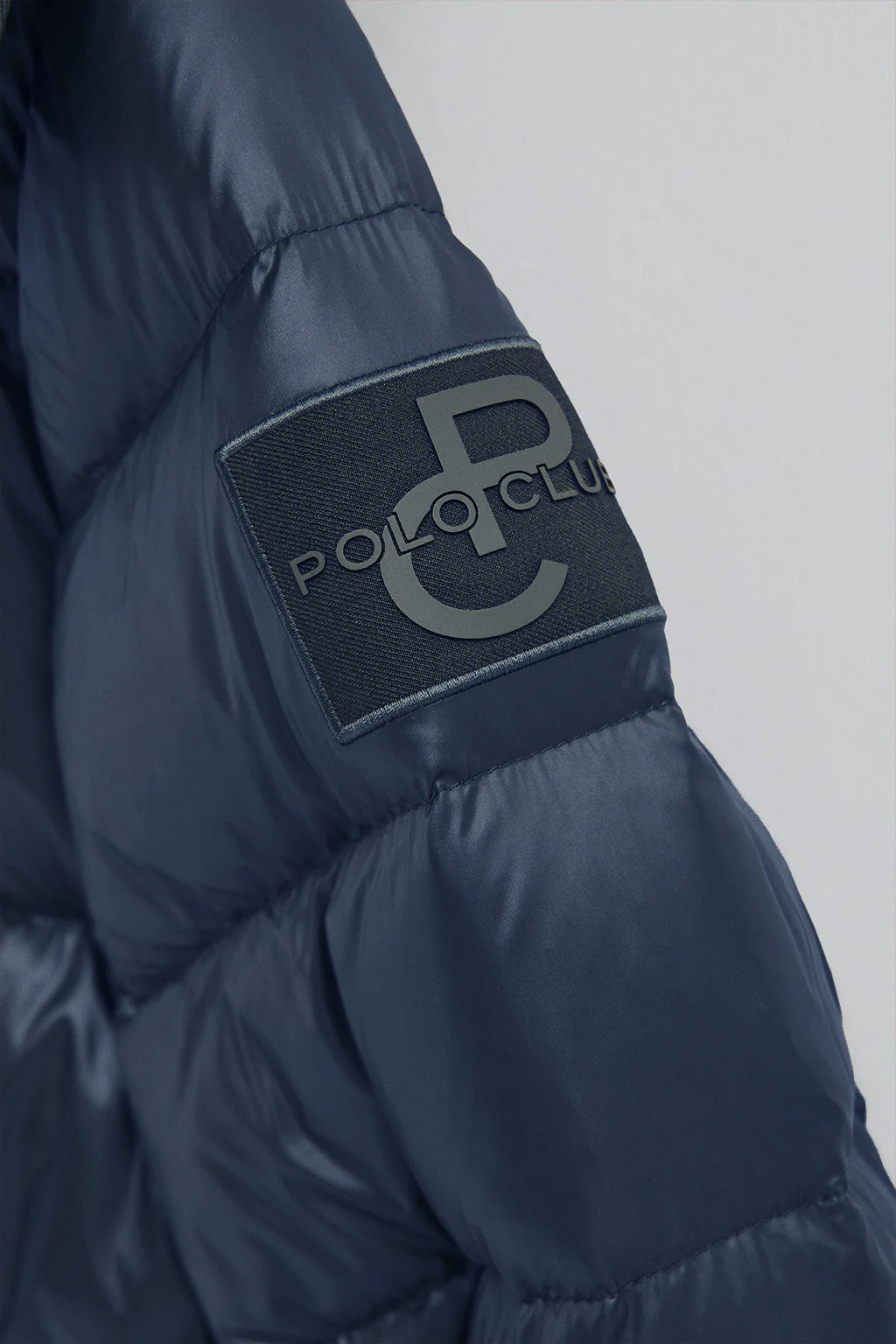 Down jacket Olena in navy blue with Polo Club logo - Image 8
