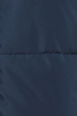 Petroleum-blue matt and glossy puffer jacket with sleeve patch - Image 11