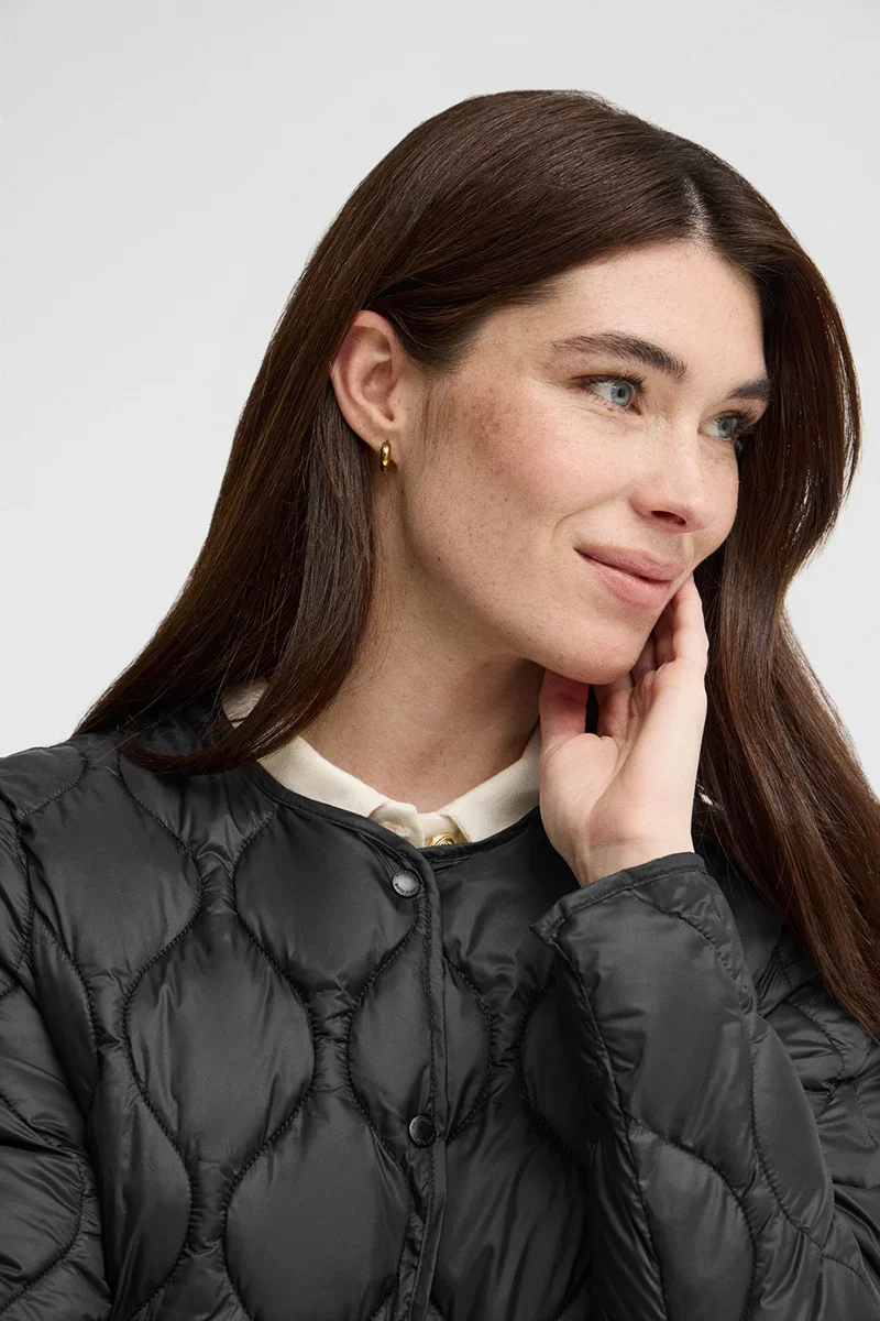 Black ultralight jacket Paloma with Polo Club logo - Image 3