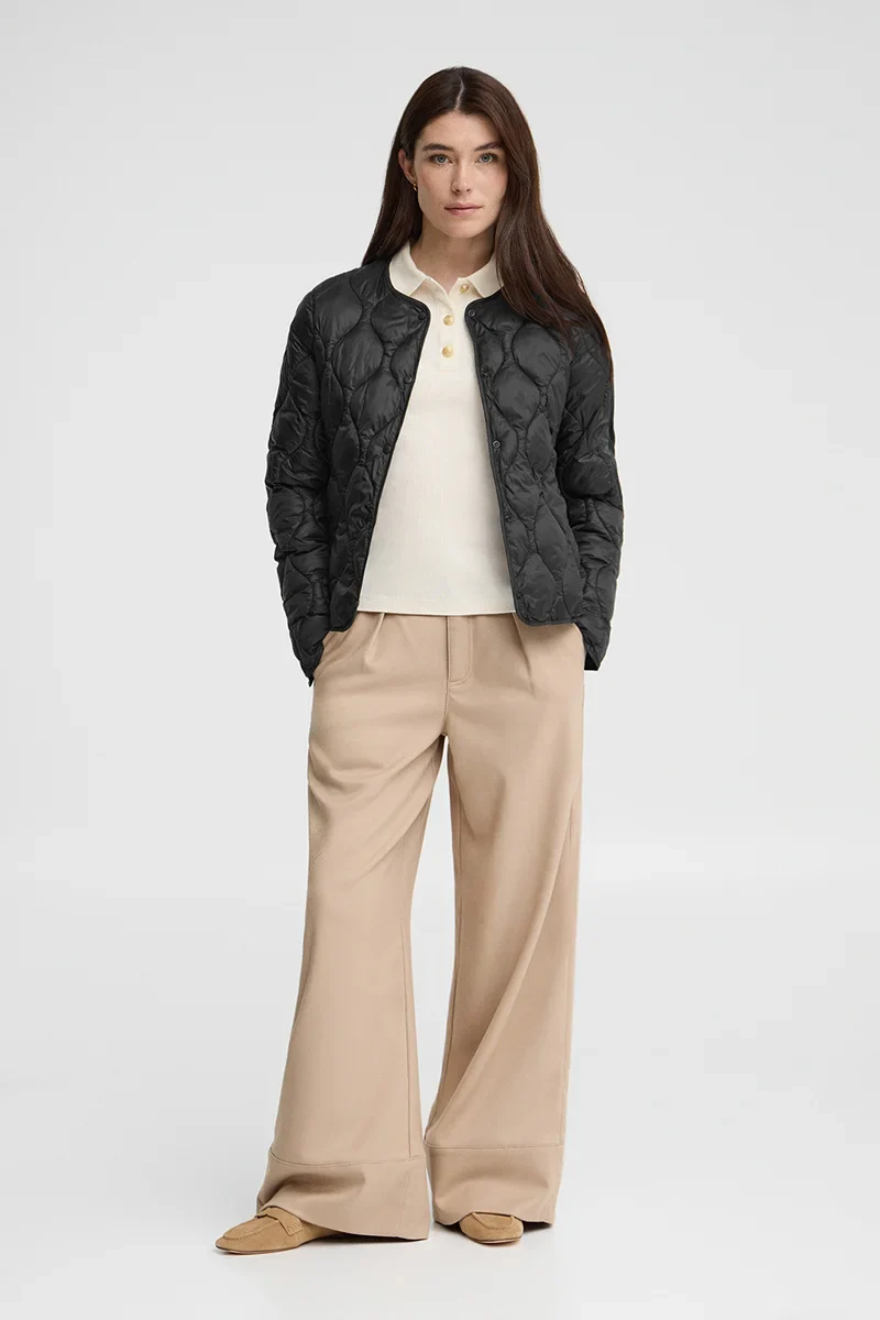 Black ultralight jacket Paloma with Polo Club logo - Image 4