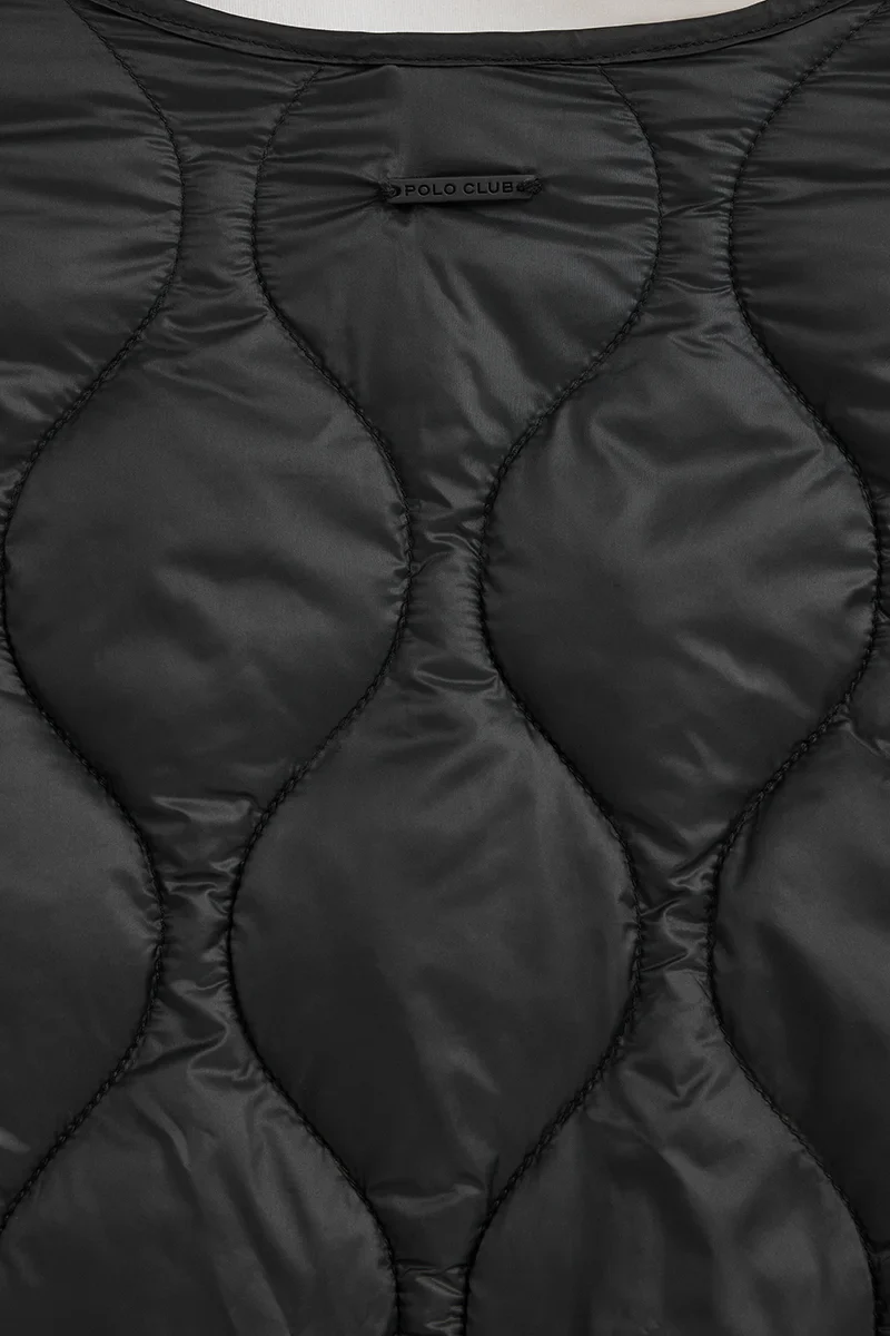 Black ultralight jacket Paloma with Polo Club logo - Image 9