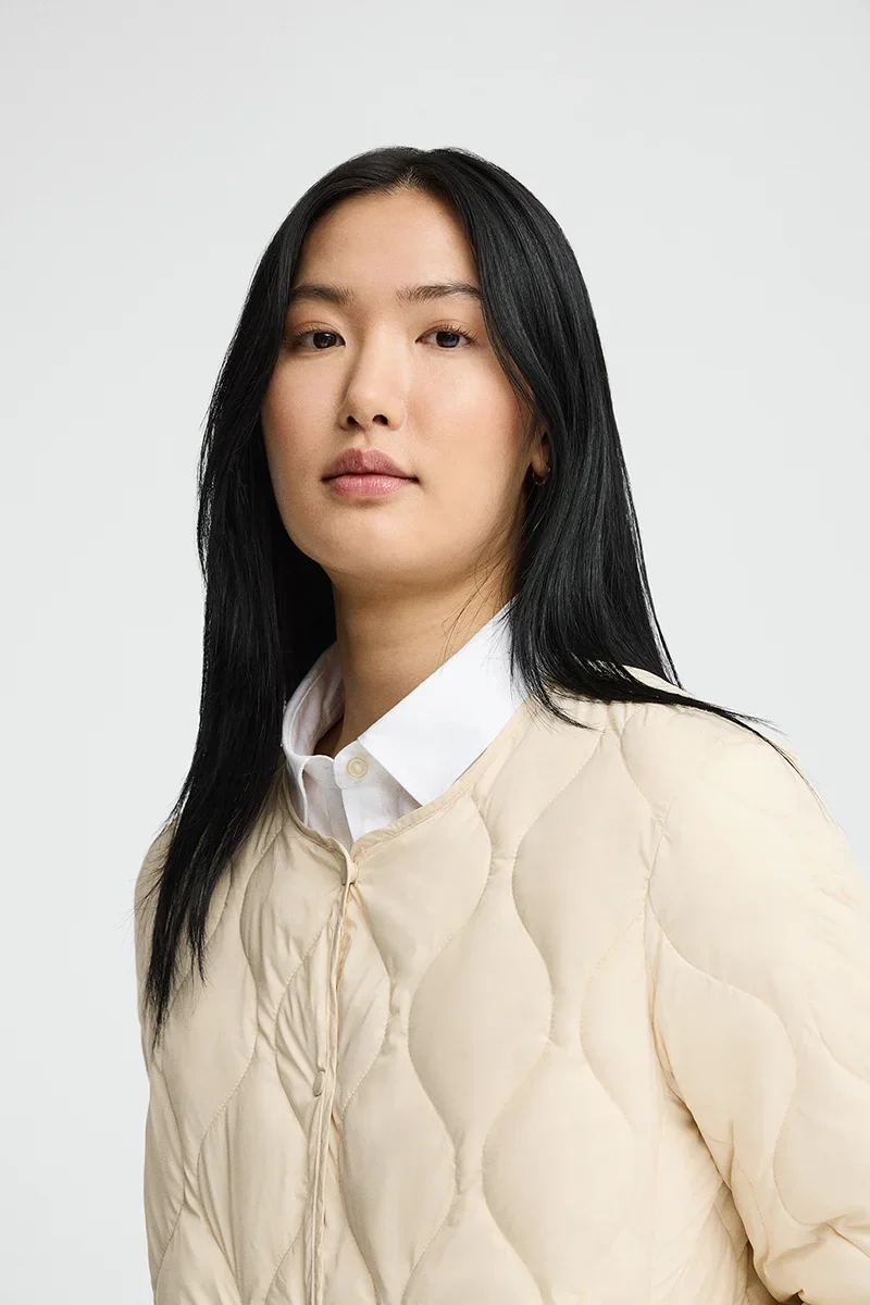 Nude ultralight jacket Paloma with Polo Club logo - Image 2