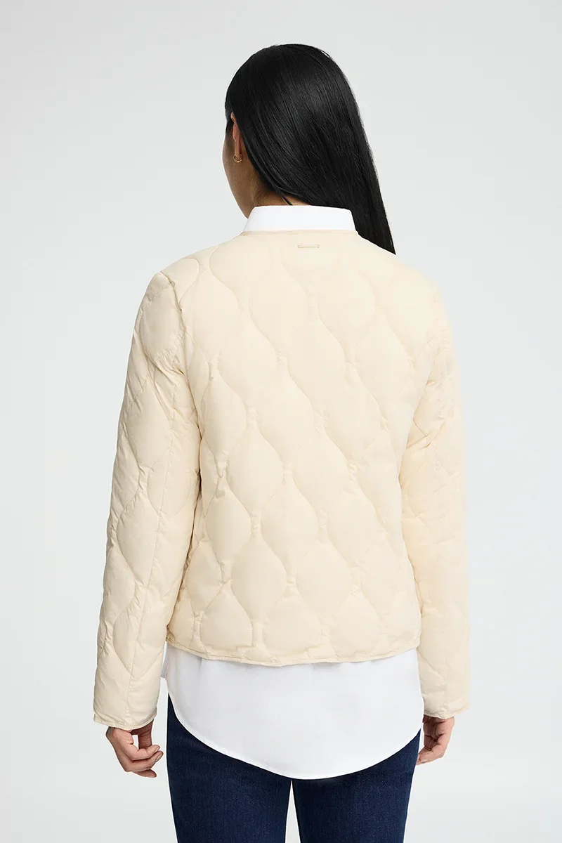 Nude ultralight jacket Paloma with Polo Club logo - Image 4