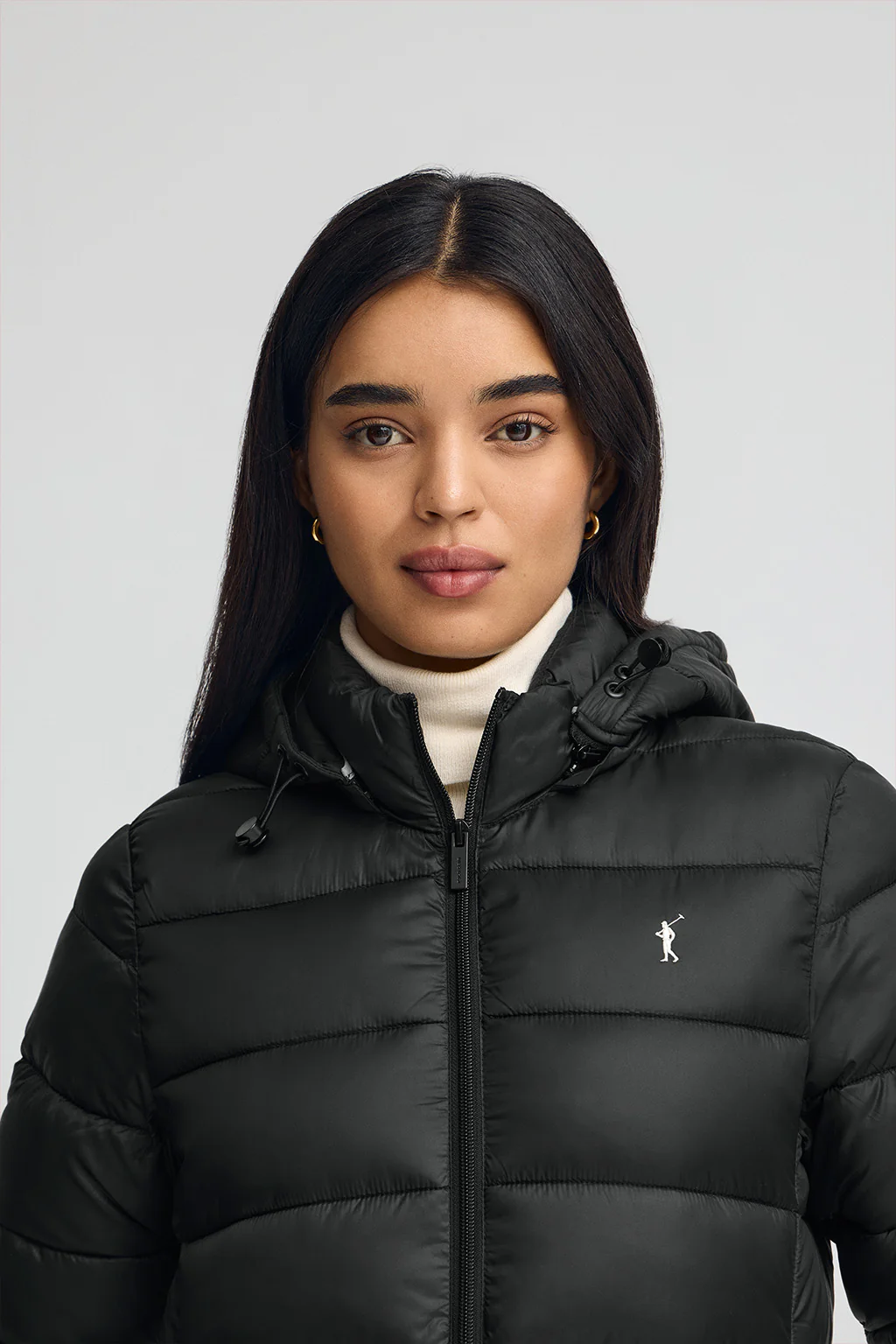 Black jacket Salima Embroidery with Rigby Go logo - Image 2