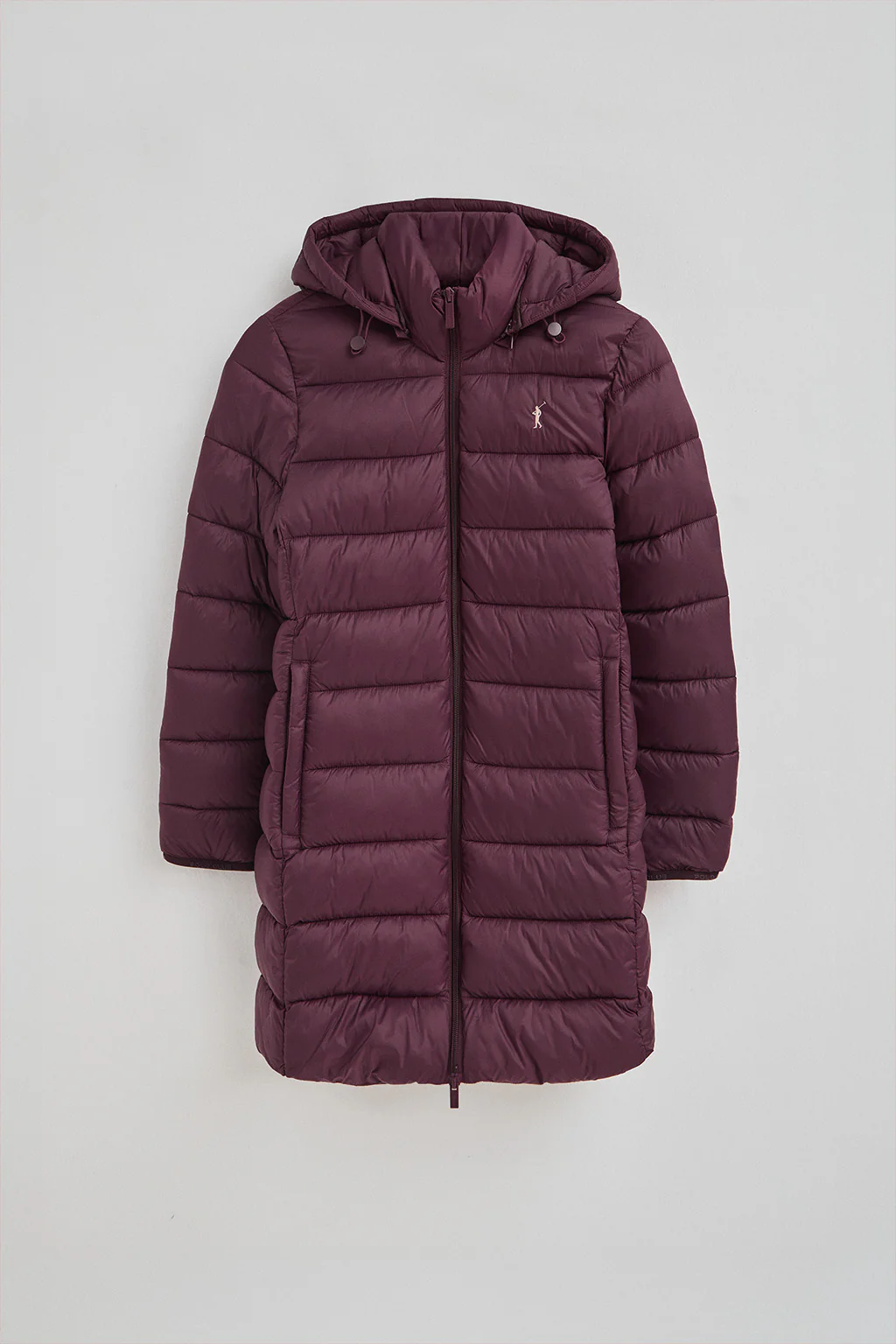Burgundy jacket Salima Embroidery with Polo Club logo - Image 8