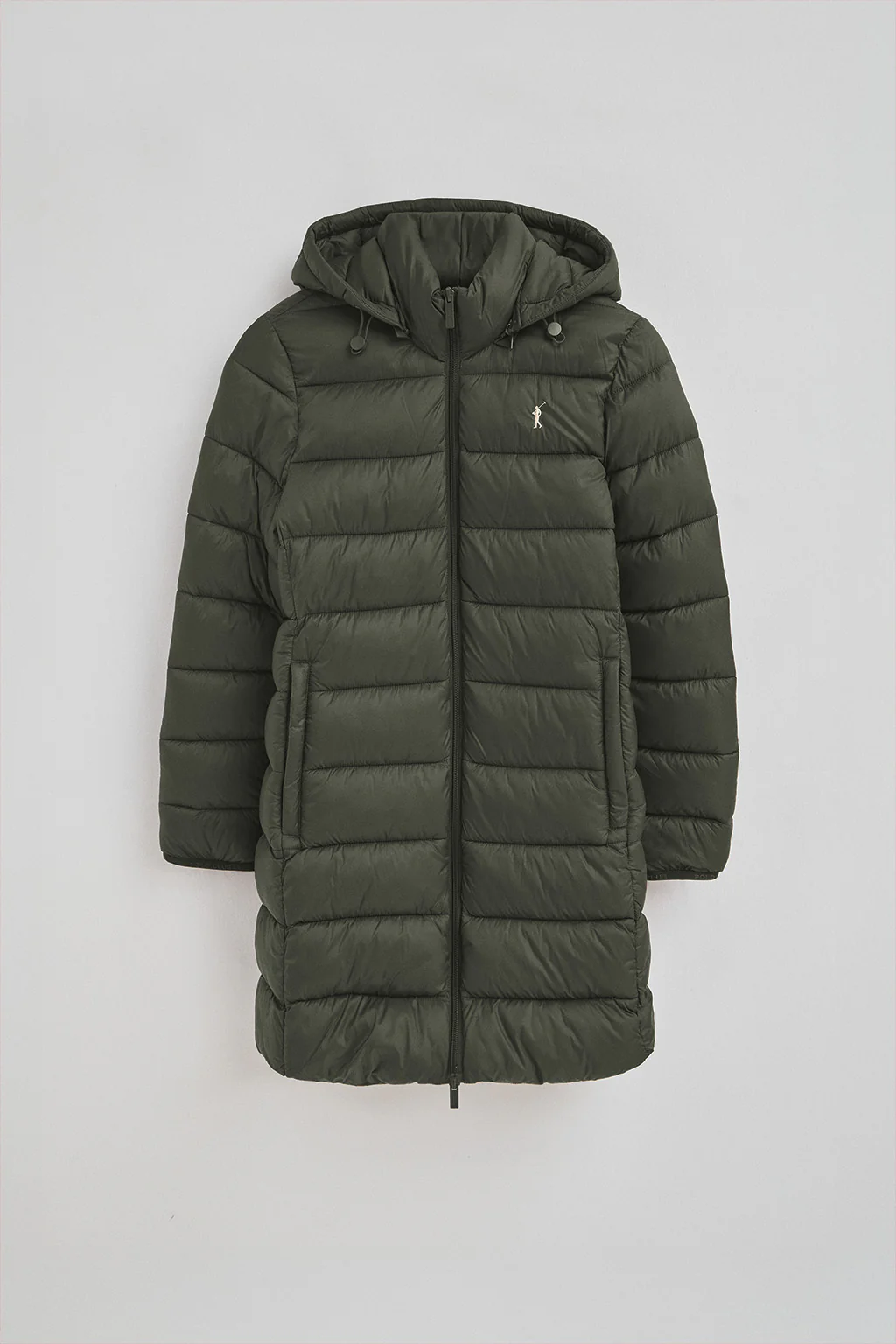 Forest-green jacket Salima Embroidery with Polo Club logo - Image 8
