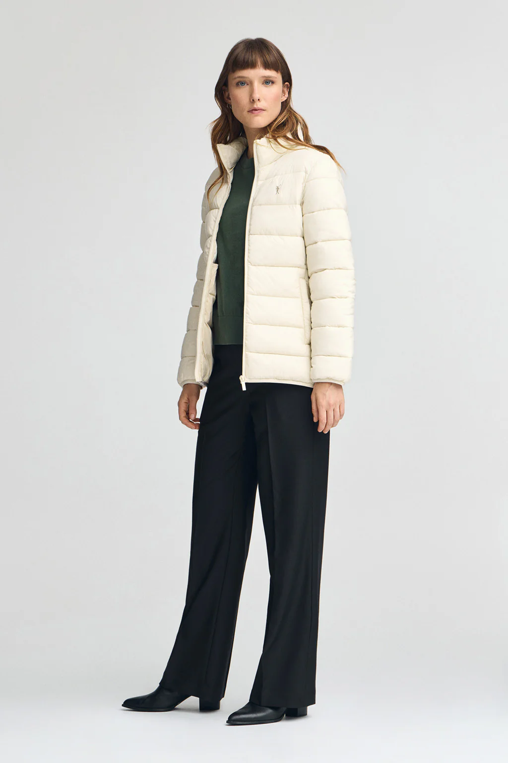 Nude jacket Salma Embroidery with Polo Club logo - Image 2