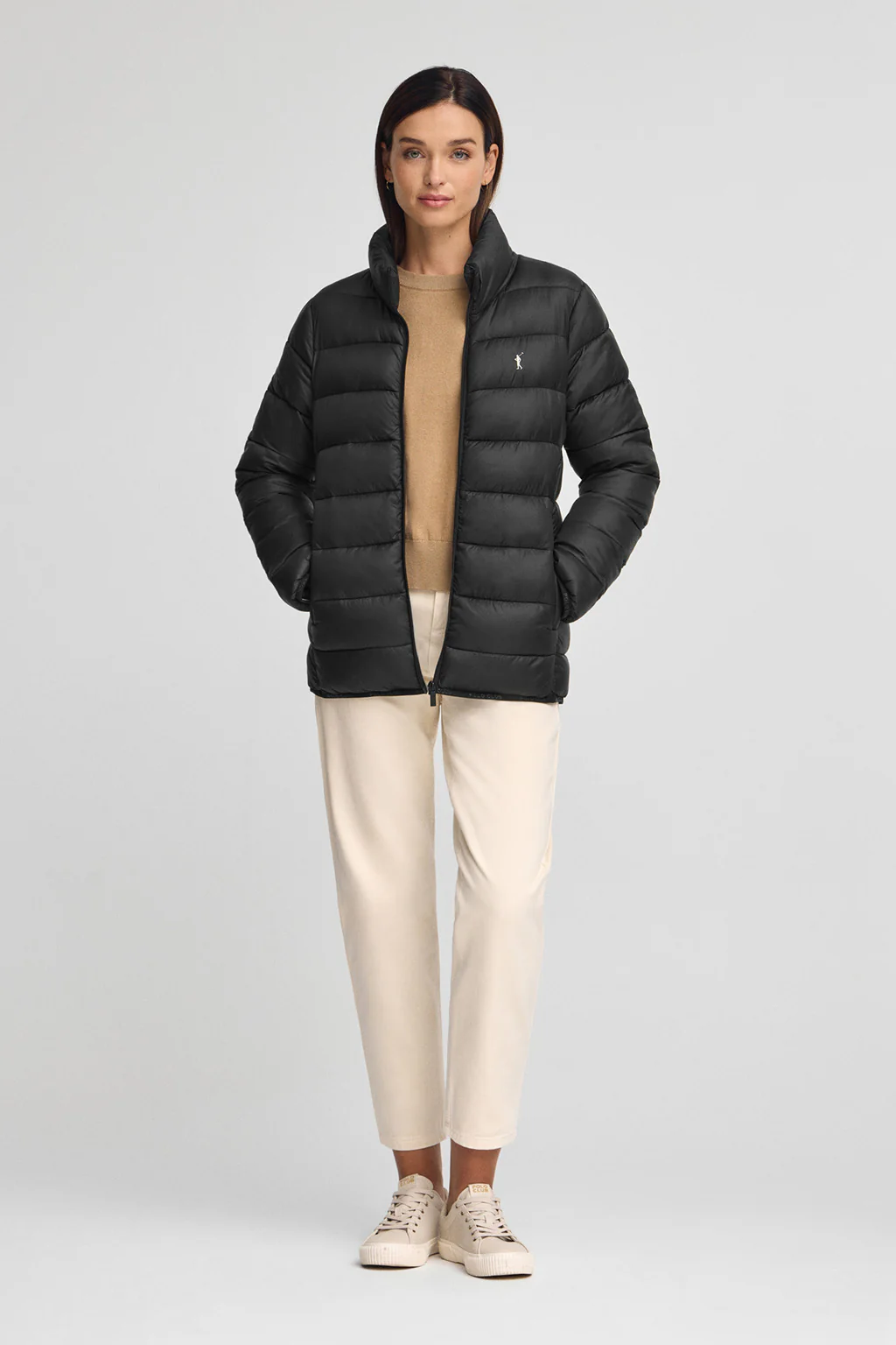 Black jacket Salma Embroidery with Rigby Go logo - Image 3