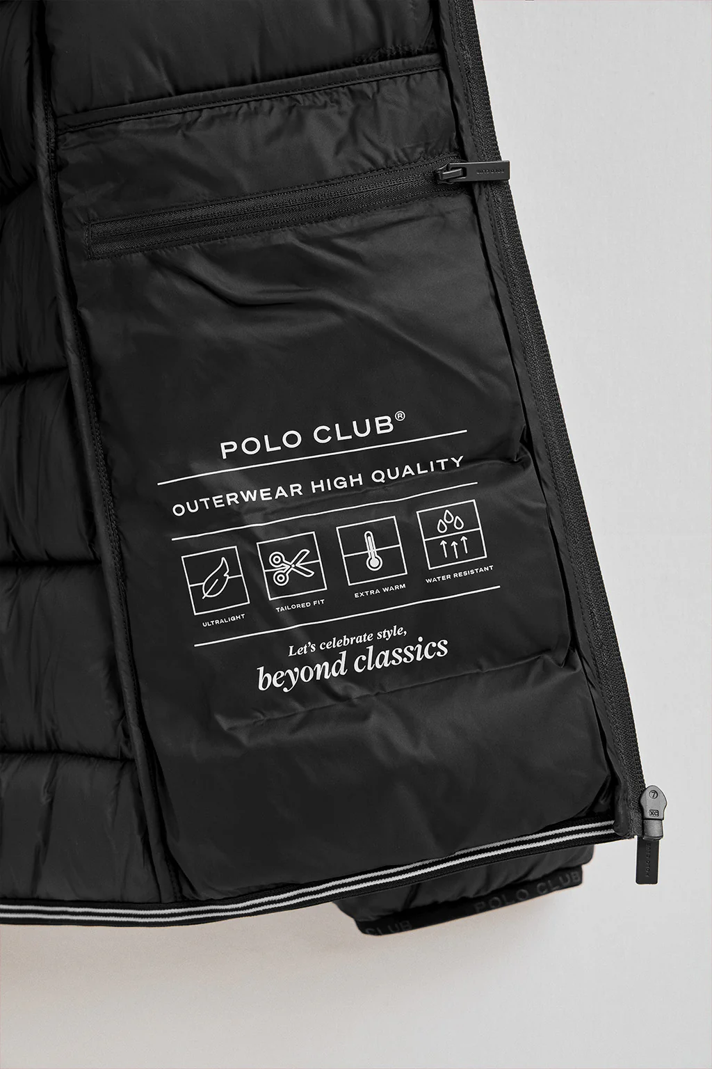 Black jacket Salma Embroidery with Rigby Go logo - Image 7