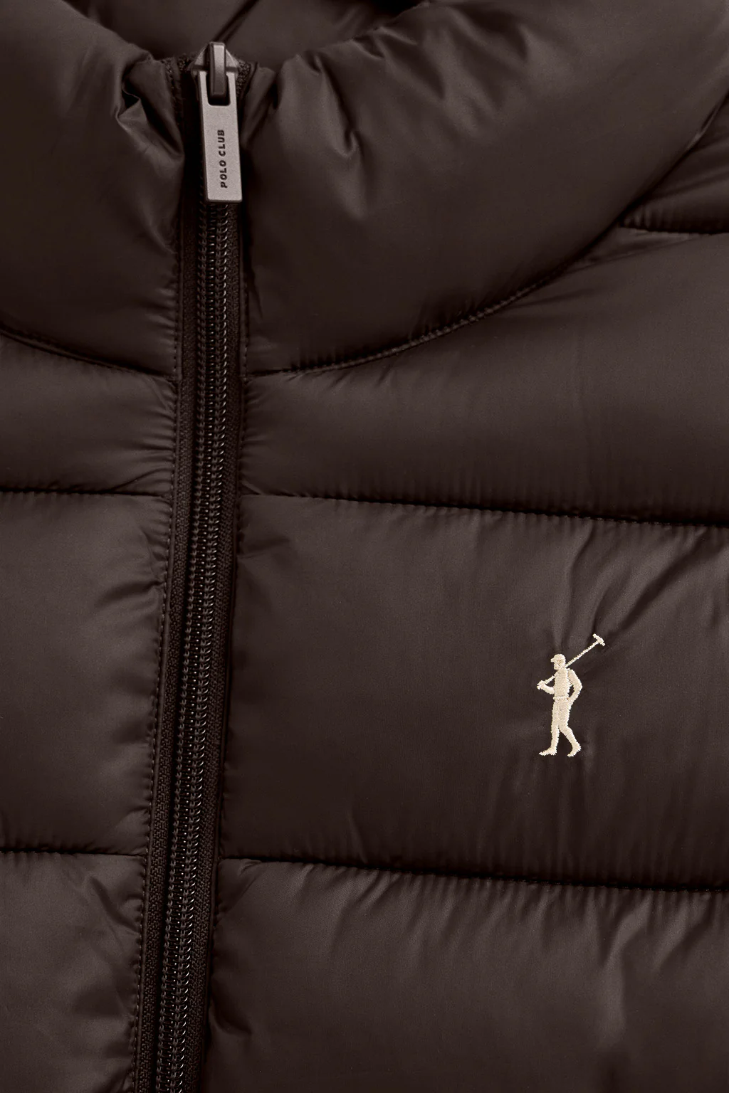 Chocolate jacket Salma Embroidery with Polo Club logo - Image 6