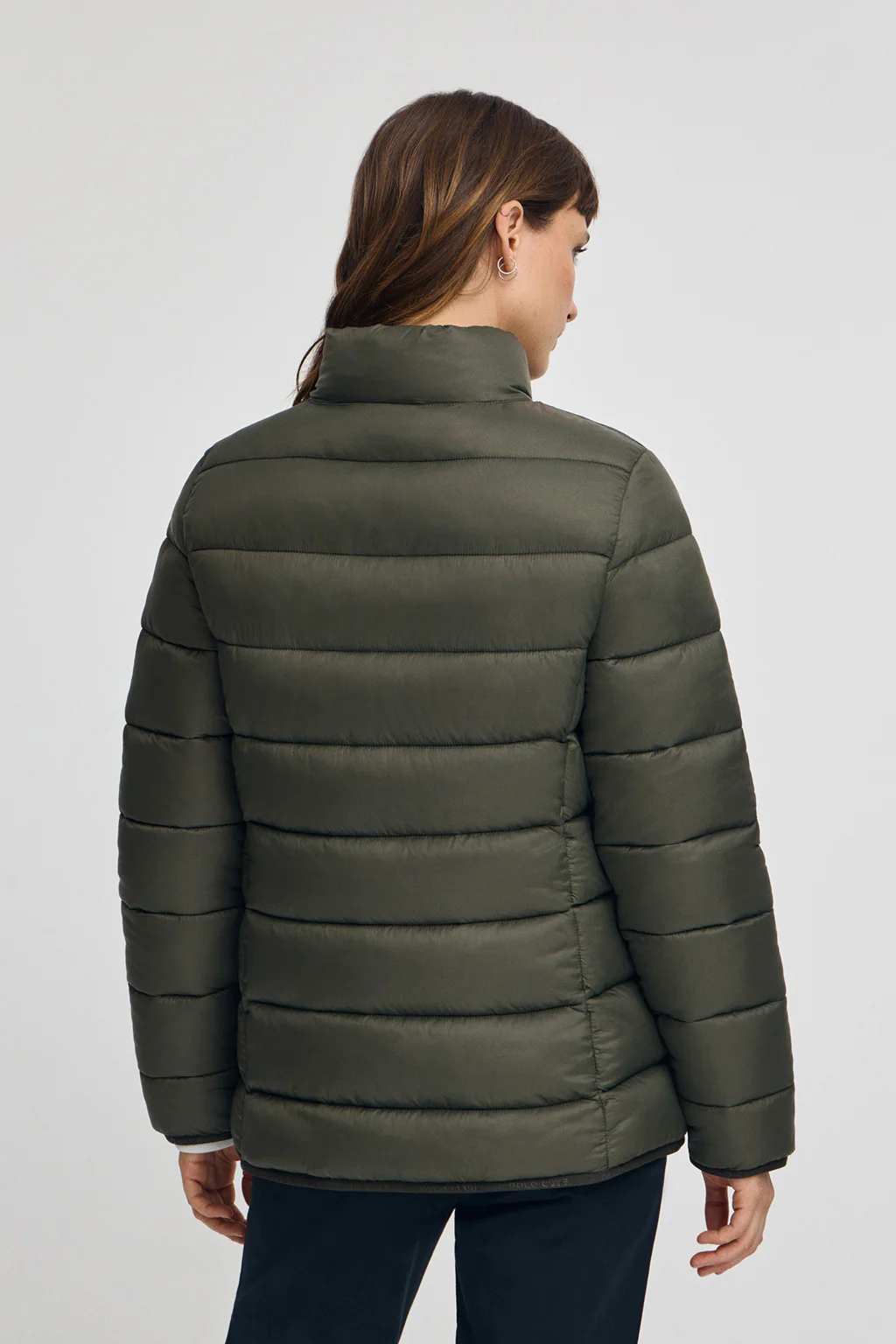 Forest-green jacket Salma Embroidery with Polo Club logo - Image 4