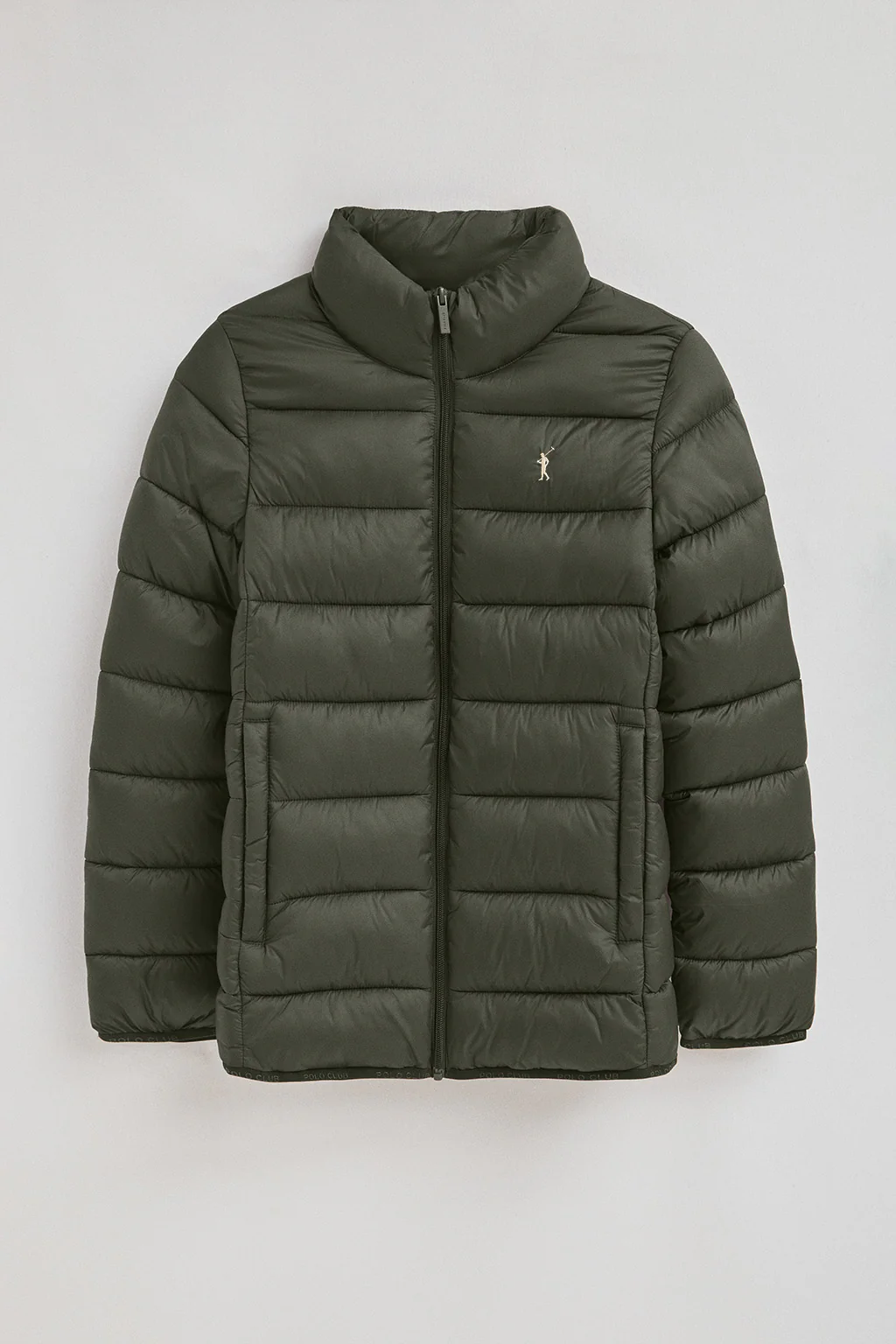 Forest-green jacket Salma Embroidery with Polo Club logo - Image 5