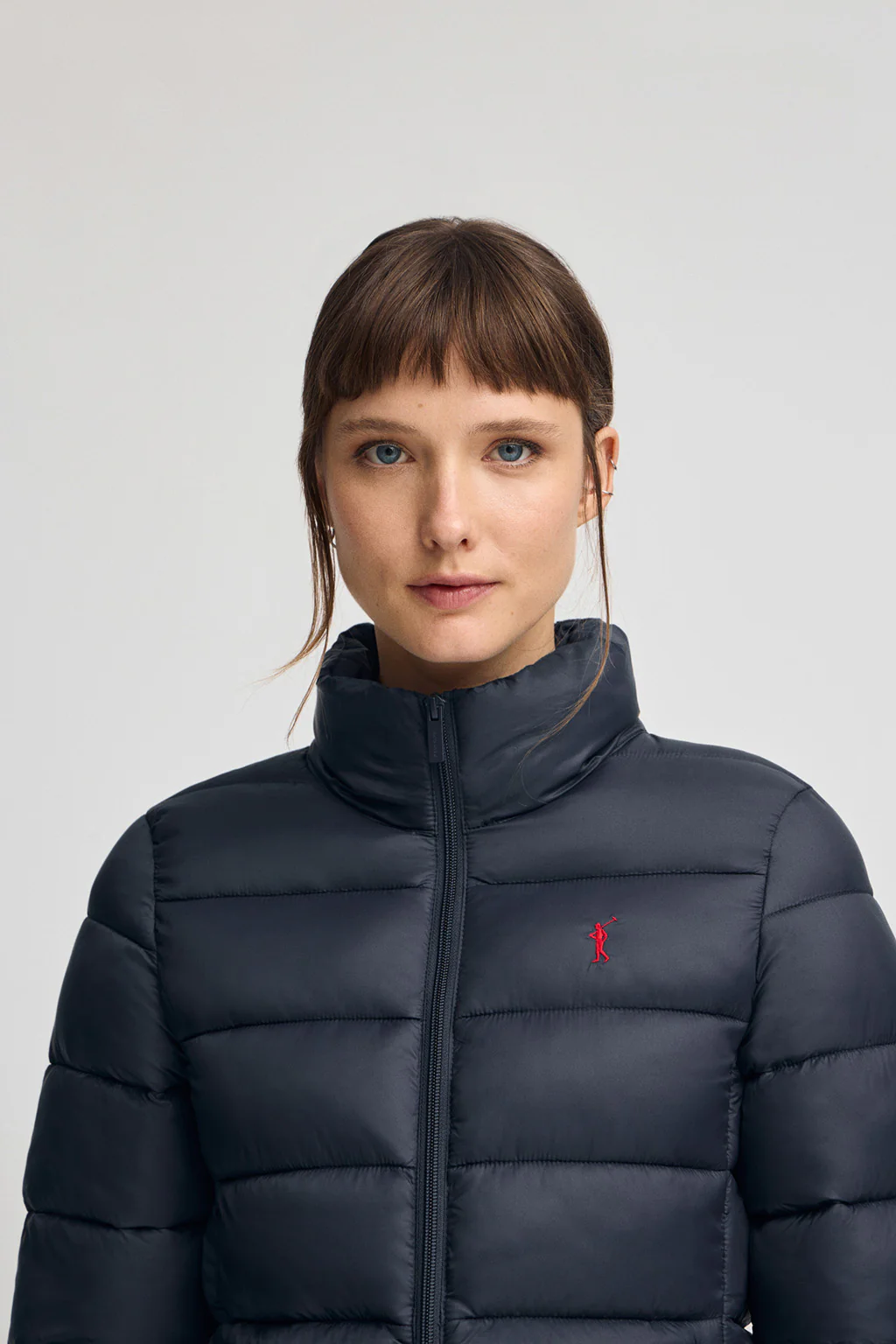 Navy-blue jacket Salma Embroidery with Rigby Go logo - Image 2