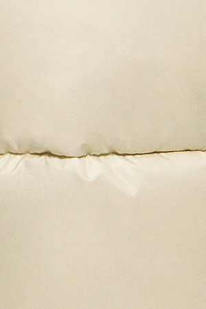 Beige short puffer jacket Sidney with Polo Club details - Image 8