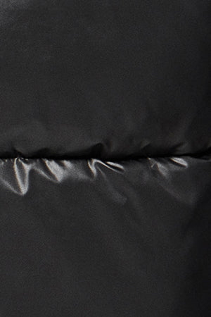Black short puffer jacket Sidney with Polo Club details - Image 9