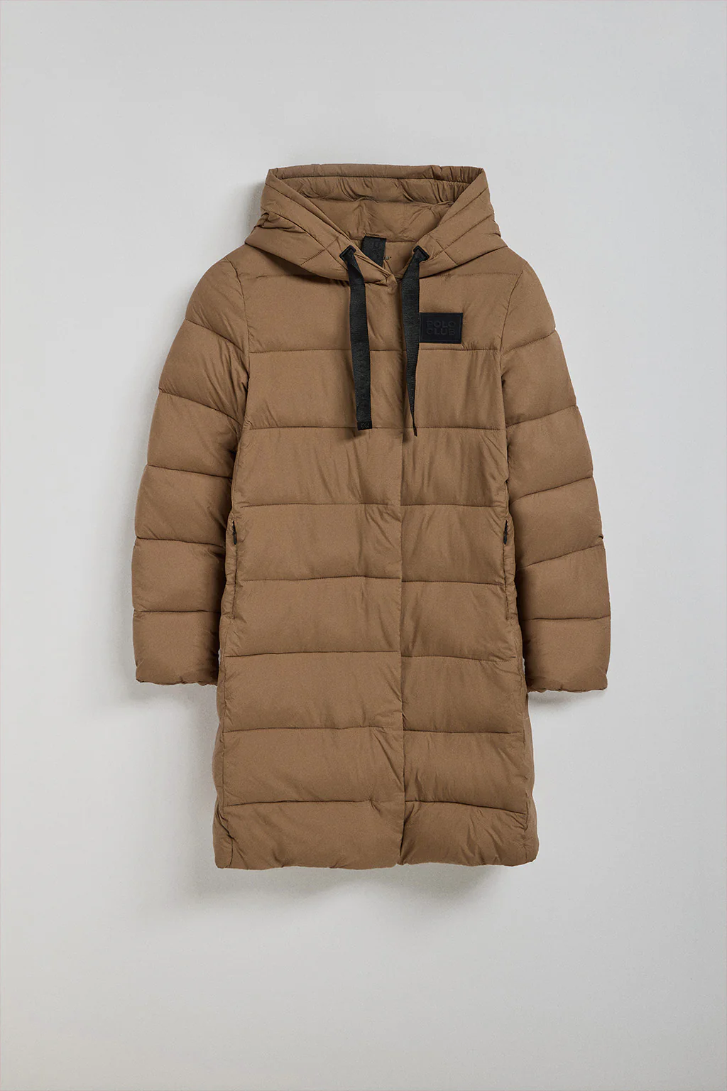 Brown coat Siena with fixed hood and Polo Club details - Image 10