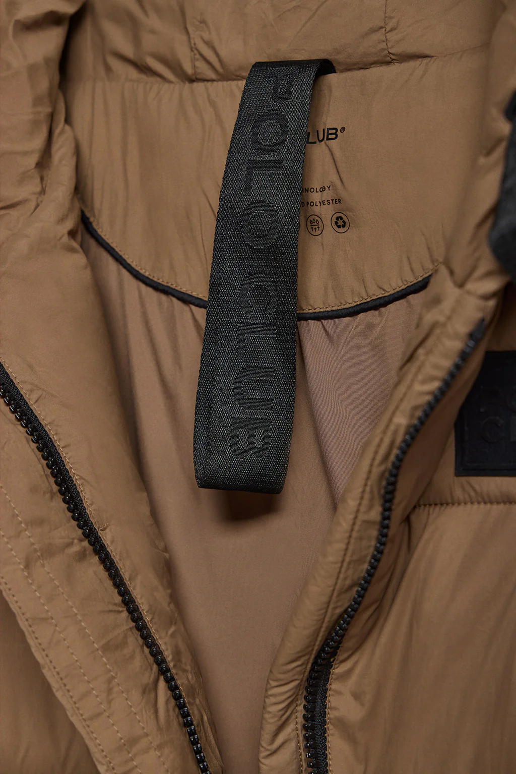Brown coat Siena with fixed hood and Polo Club details - Image 9