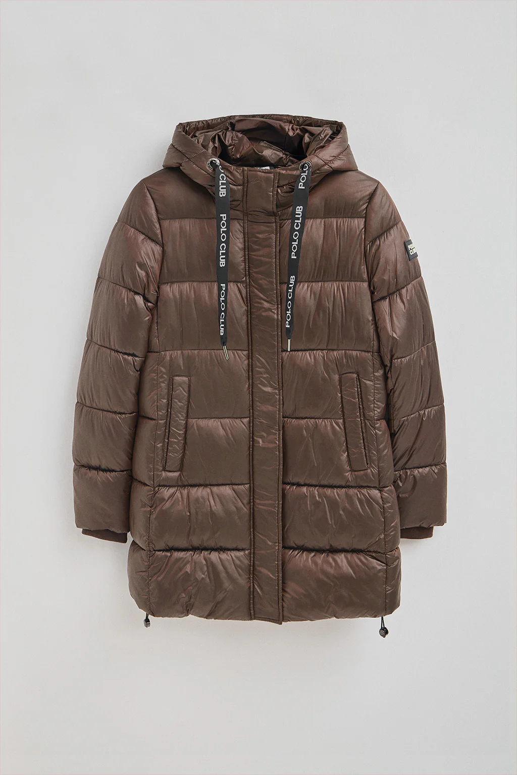 Brown coat Silvon with Polo Club logo - Image 10