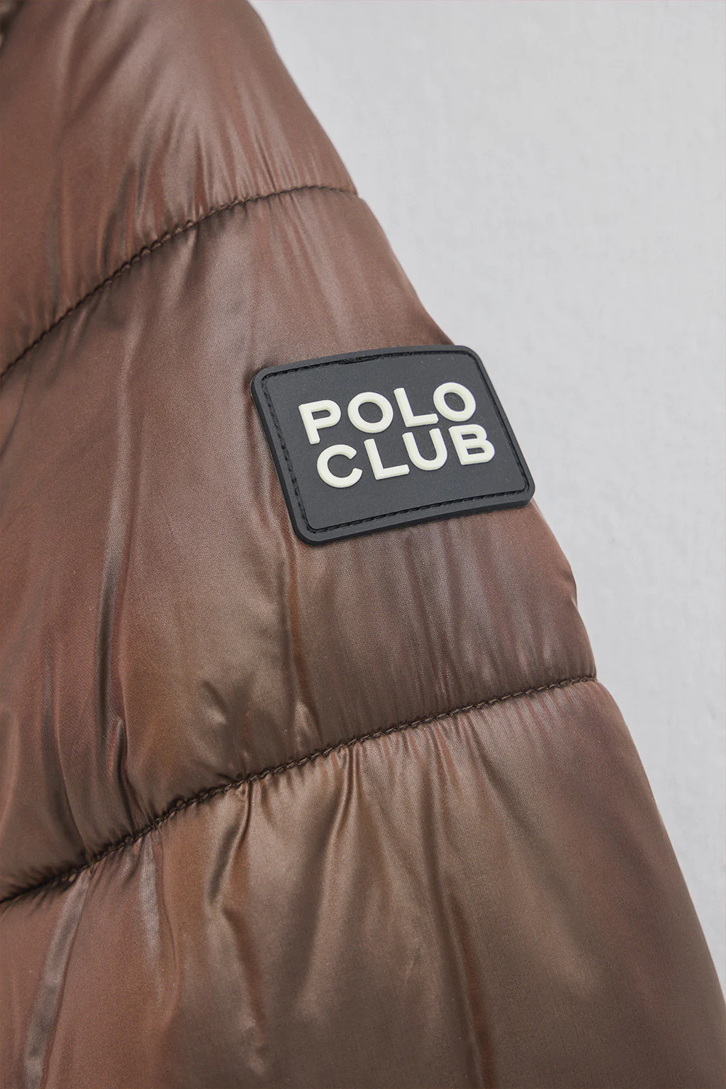 Brown coat Silvon with Polo Club logo - Image 8