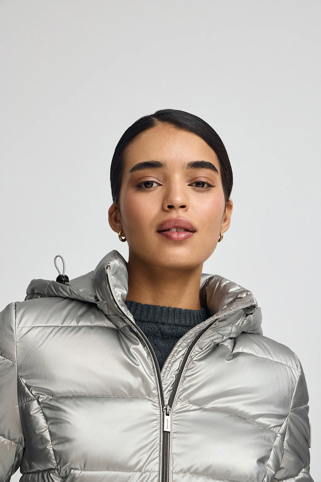 Silver-jacket Silvon grey with Polo Club logo - Image 2