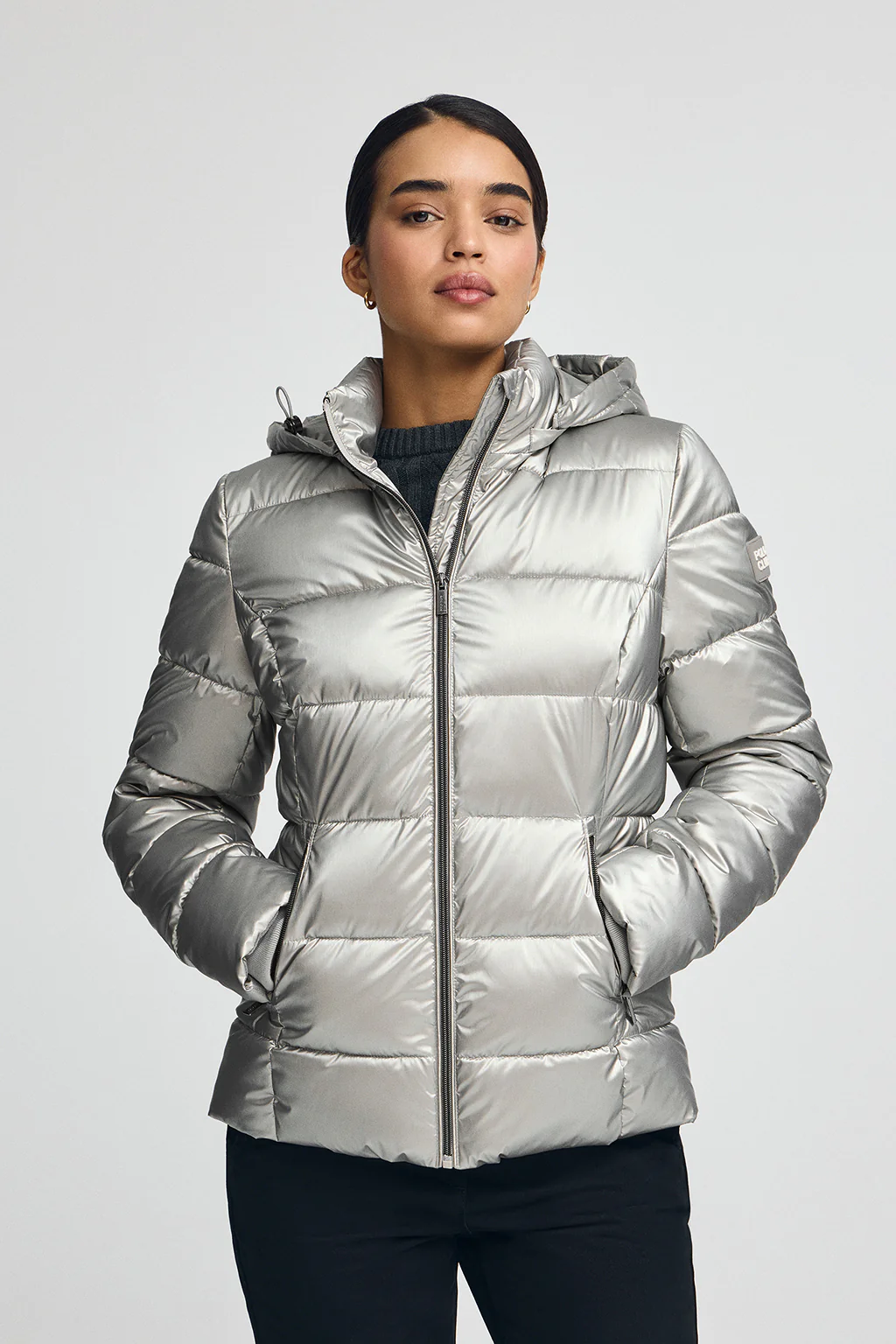 Silver-jacket Silvon grey with Polo Club logo - Image 3