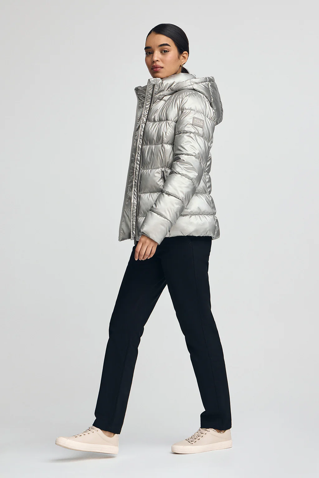 Silver-jacket Silvon grey with Polo Club logo - Image 4