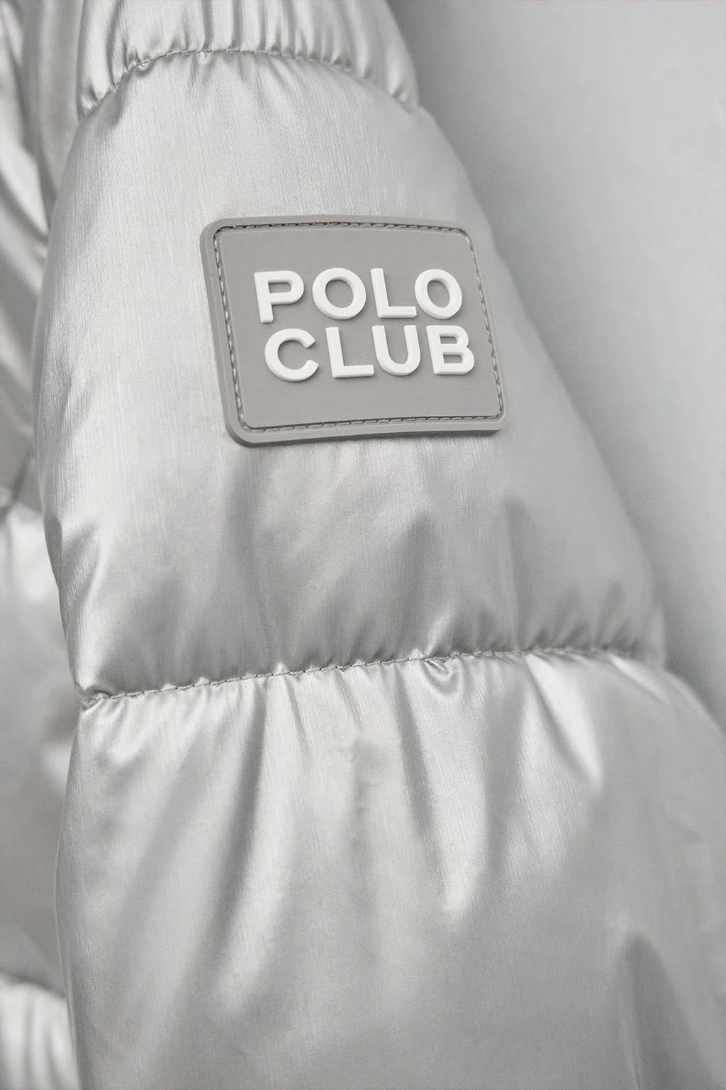 Silver-jacket Silvon grey with Polo Club logo - Image 7