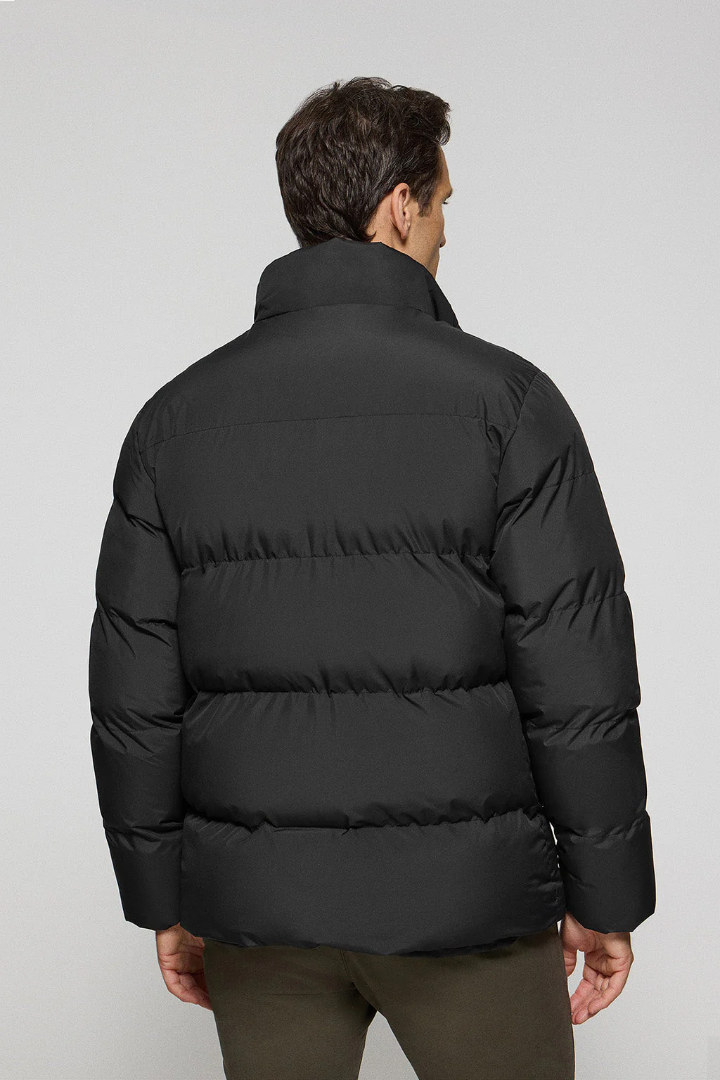 Black puffer jacket Slope with Polo Club details - Image 6