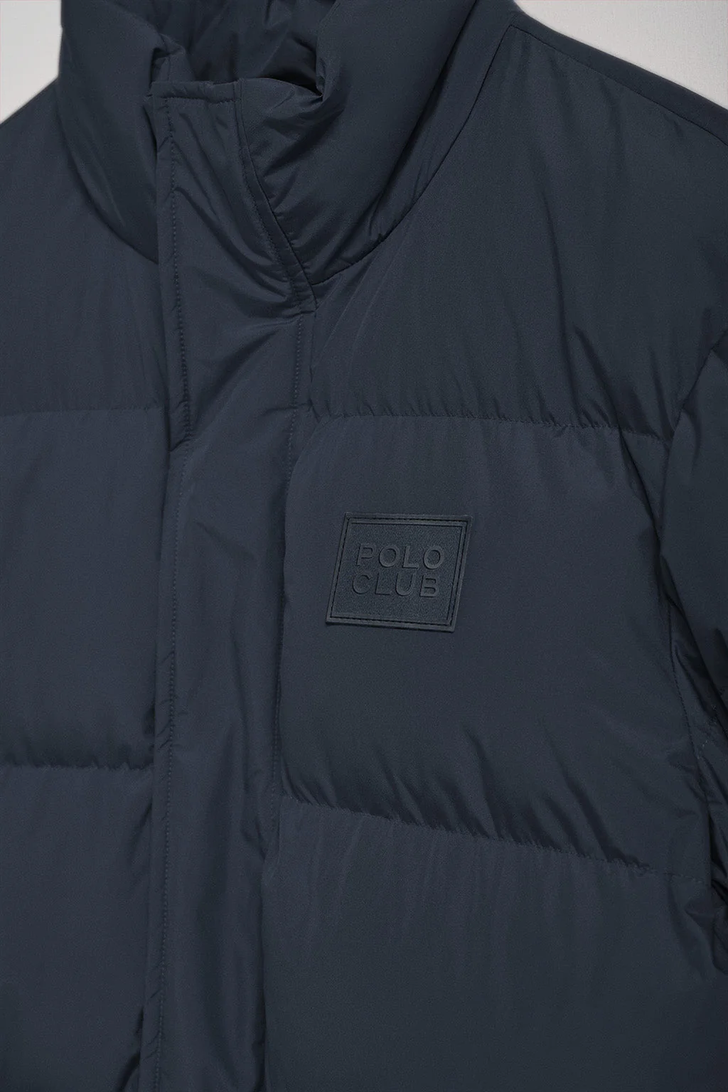 Navy-blue puffer jacket Slope with Polo Club details - Image 10