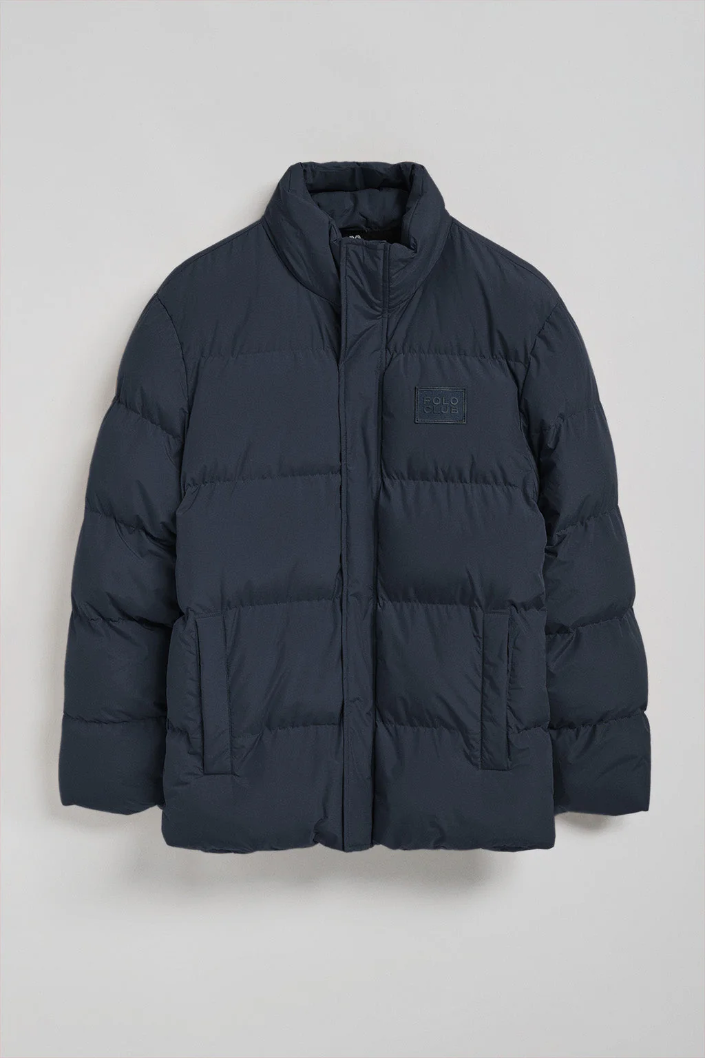 Navy-blue puffer jacket Slope with Polo Club details - Image 9