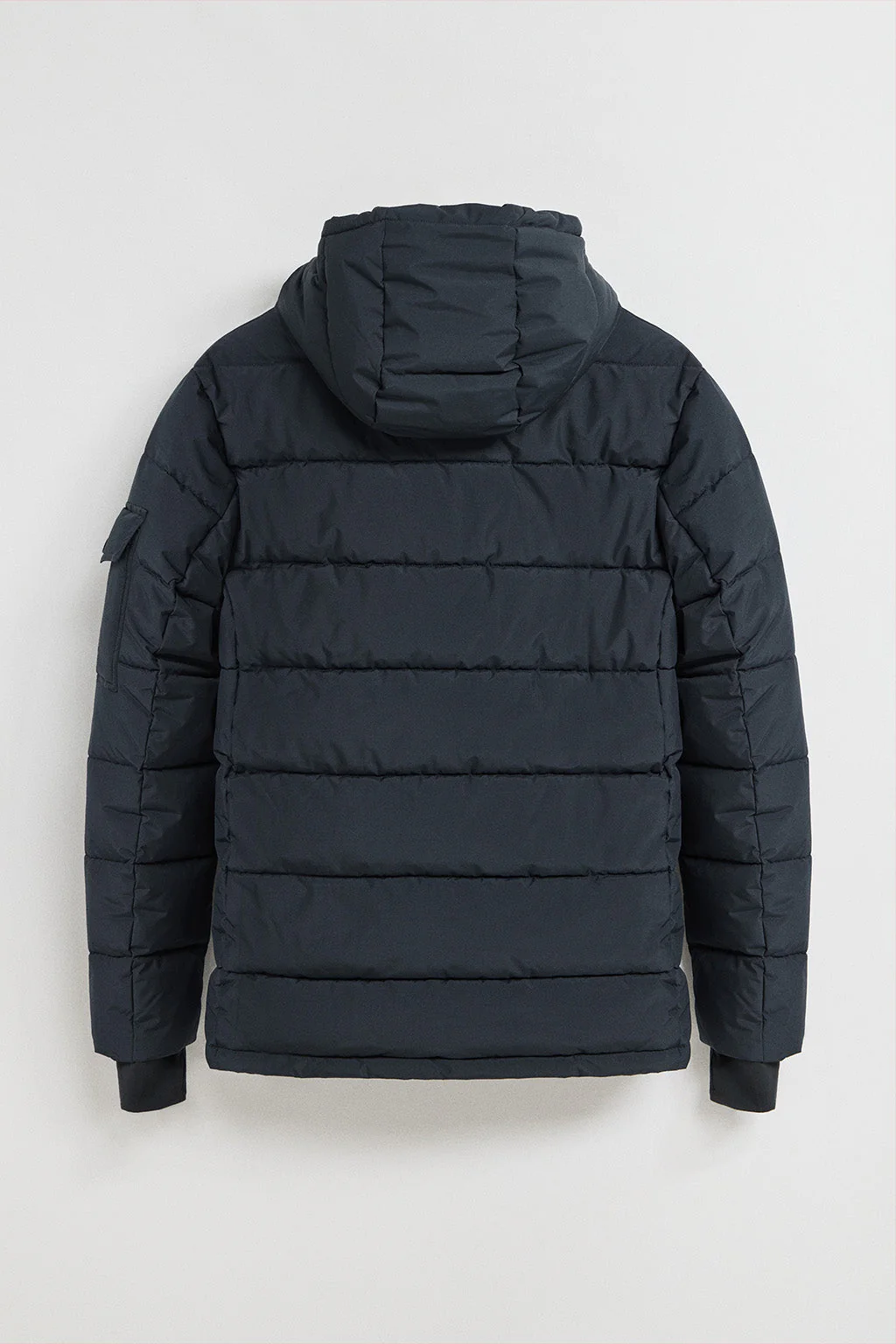 Navy-blue puffer jacket St Moritz with fixed hood and Polo Club details - Image 13