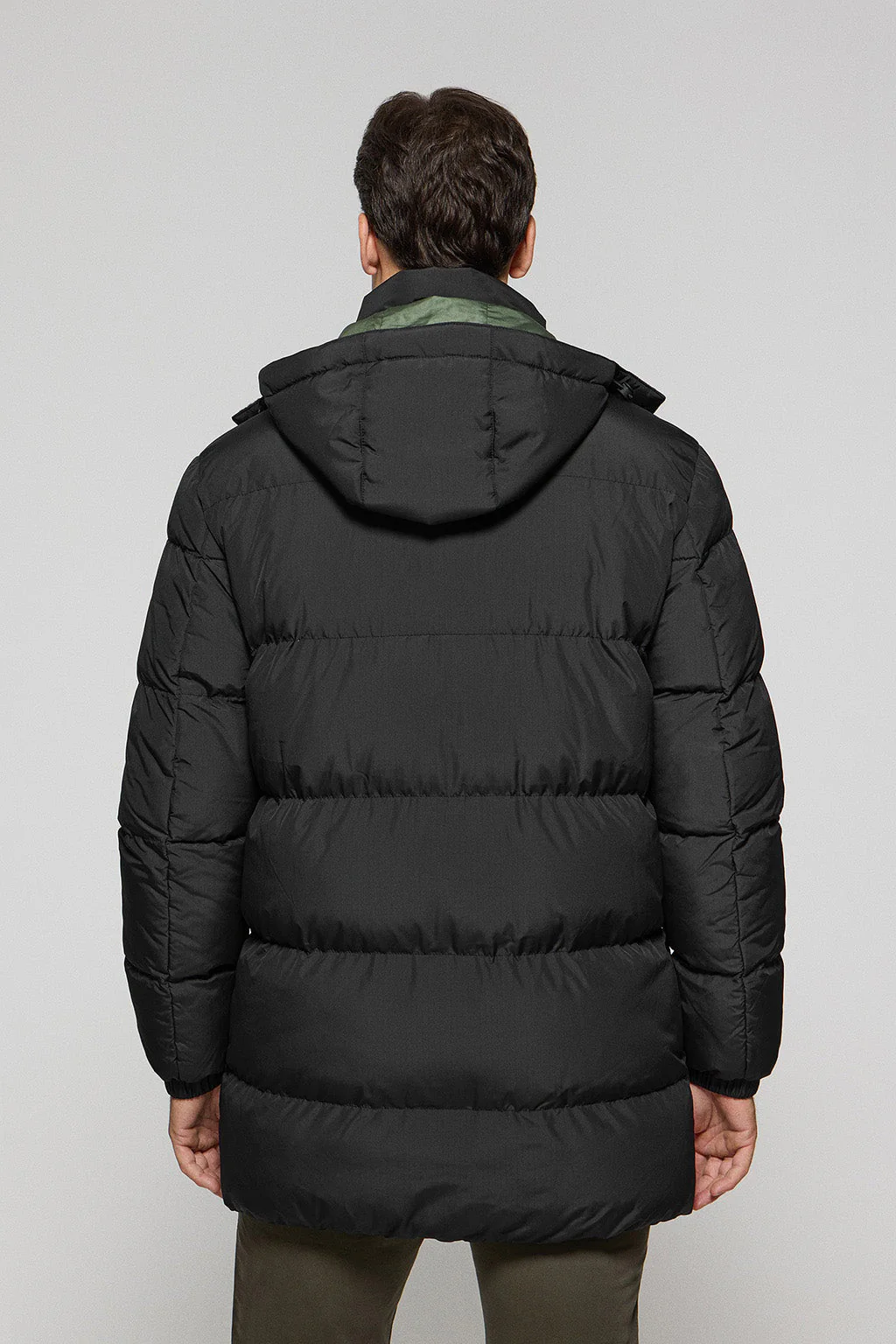 Black coat Staten with detachable hood and Polo Club details - Image 6