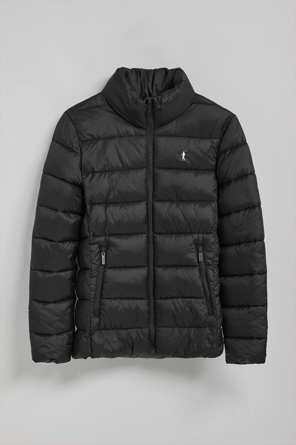 Black ultralight jacket Susanne with Rigby Go embroidery - Image 5