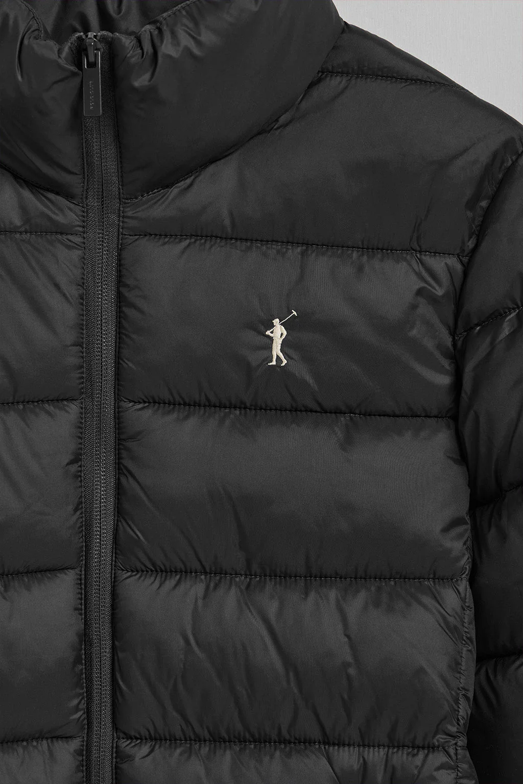 Black ultralight jacket Susanne with Rigby Go embroidery - Image 6