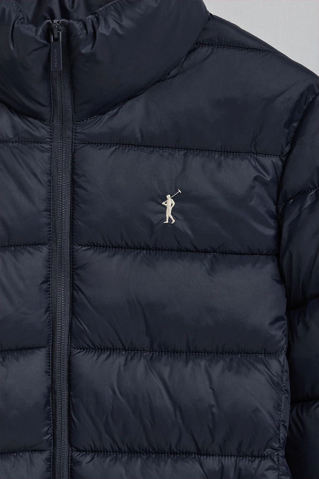 Navy-blue ultralight jacket Susanne with Rigby Go embroidery - Image 6