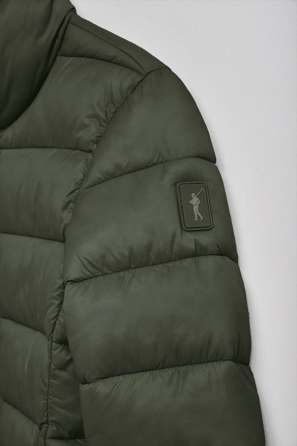 Green ultralight jacket Susanne with Rigby Go patch - Image 6