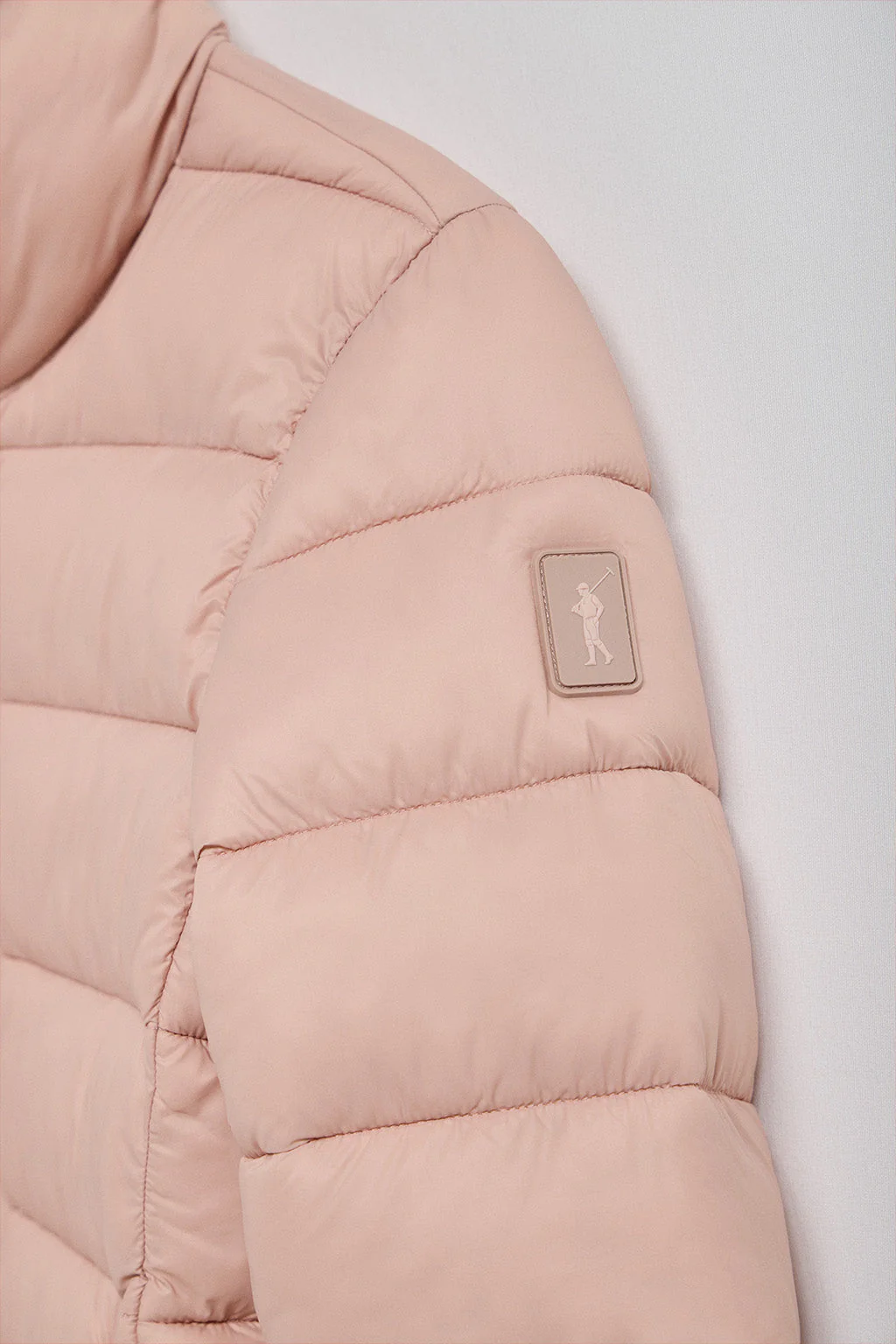 Pale-pink ultralight jacket Susanne with Rigby Go patch - Image 6