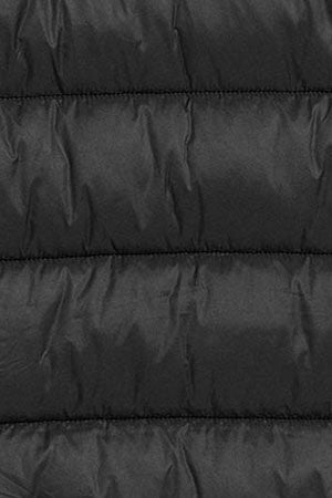 Black ultralight coat Suzette with Rigby Go embroidery - Image 9
