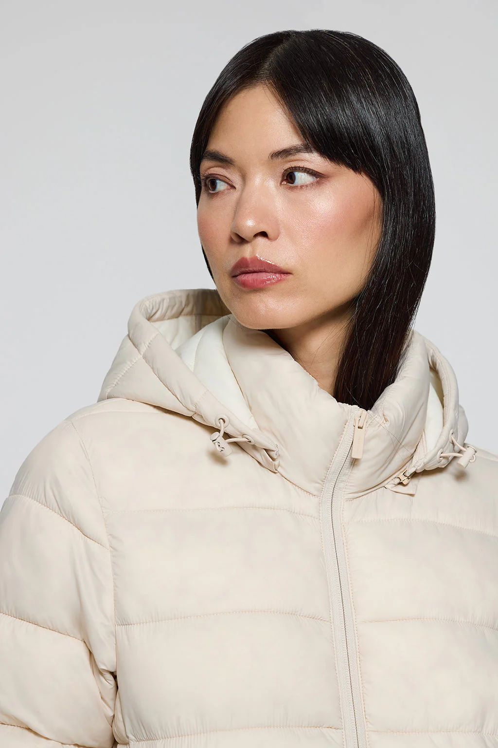 Beige ultralight coat Suzette with Rigby Go patch - Image 2