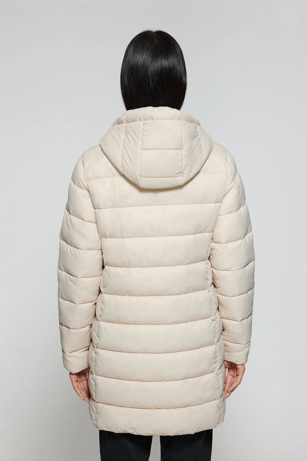Beige ultralight coat Suzette with Rigby Go patch - Image 4