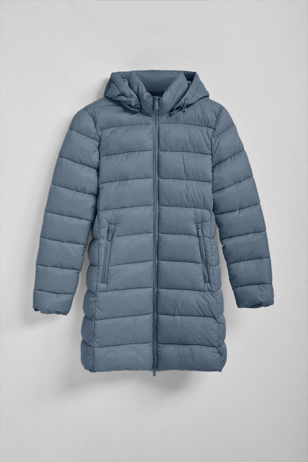 Denim-blue ultralight coat Suzette with Rigby Go patch - Image 5