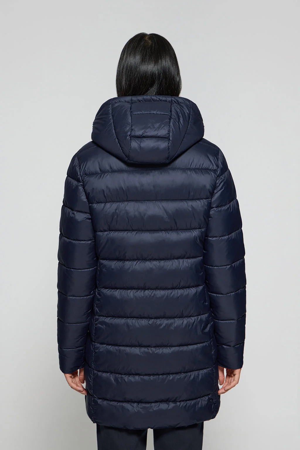 Navy-blue ultralight coat Suzette with Rigby Go patch - Image 4