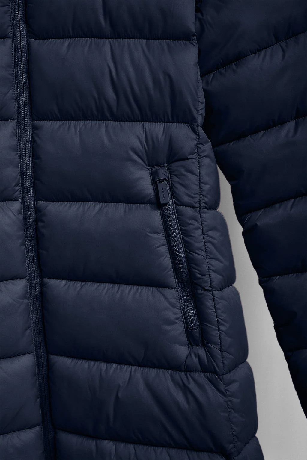 Navy-blue ultralight coat Suzette with Rigby Go patch - Image 7