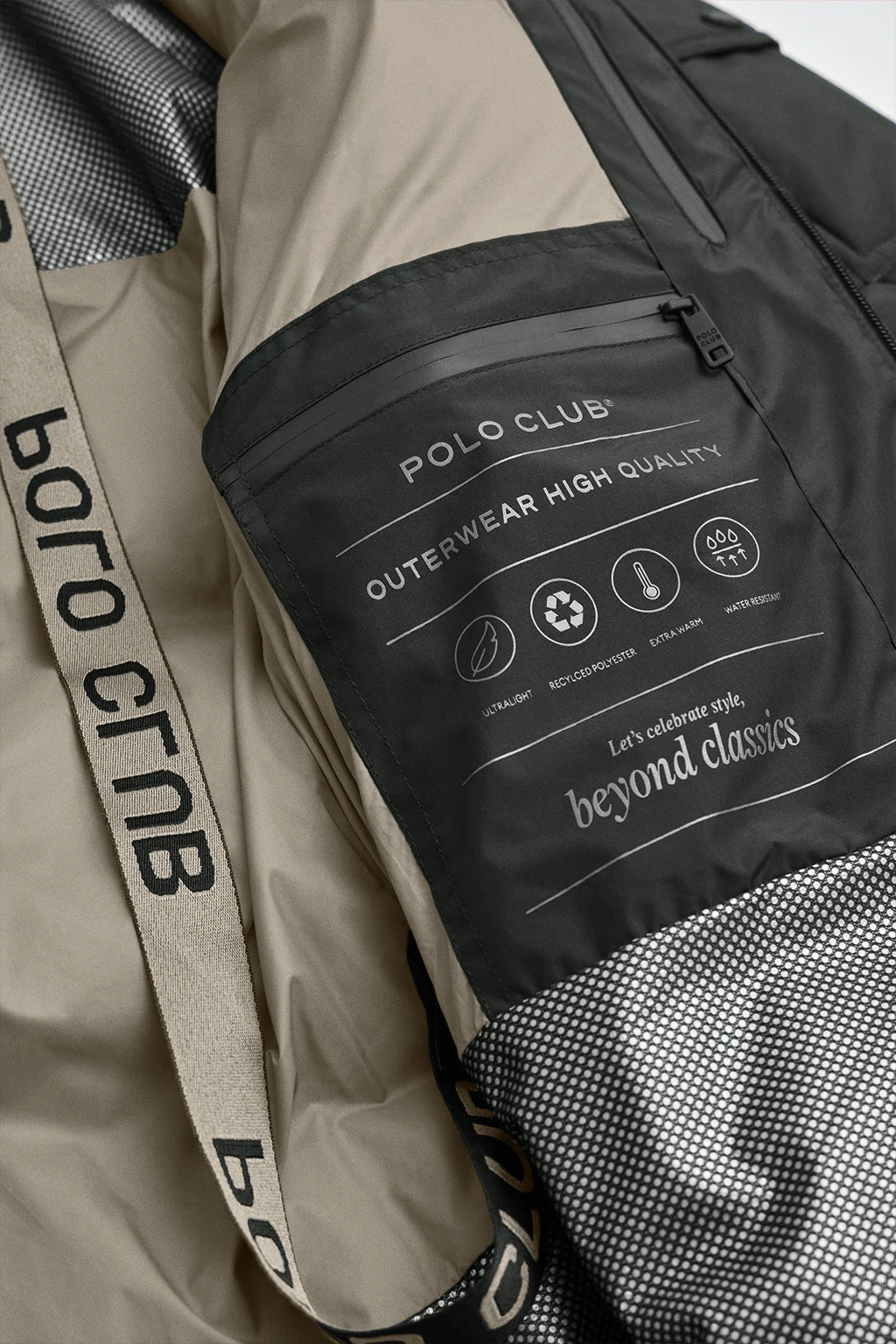 Black jacket Val Thorens with Polo Club logo - Image 13