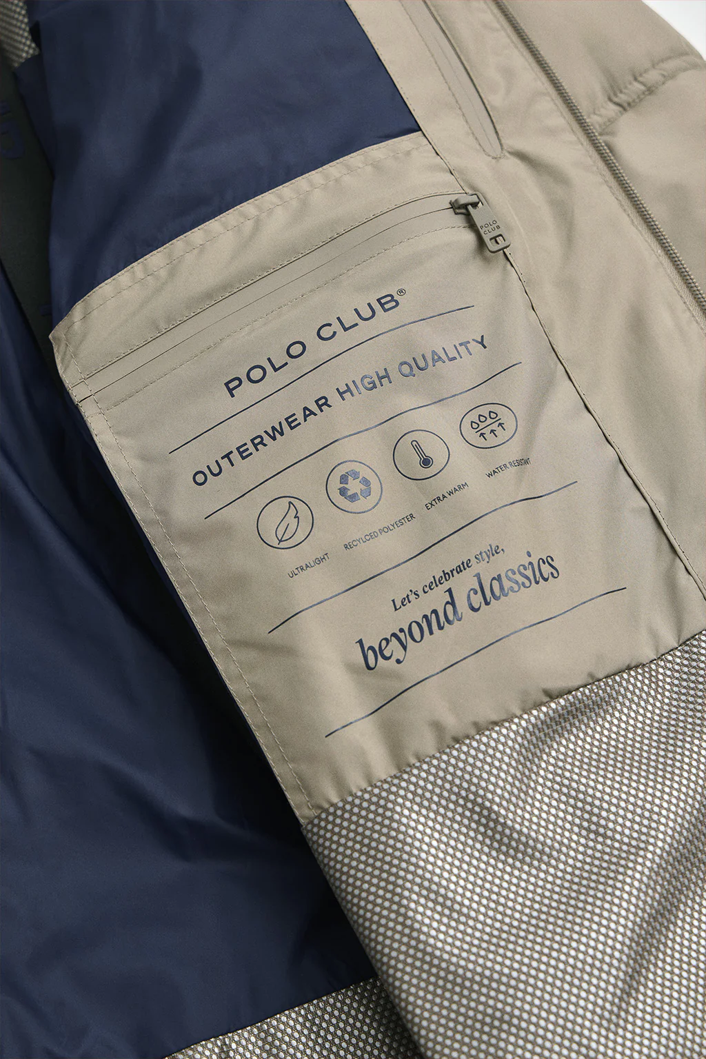 Stone-grey jacket Val Thorens with Polo Club logo - Image 13