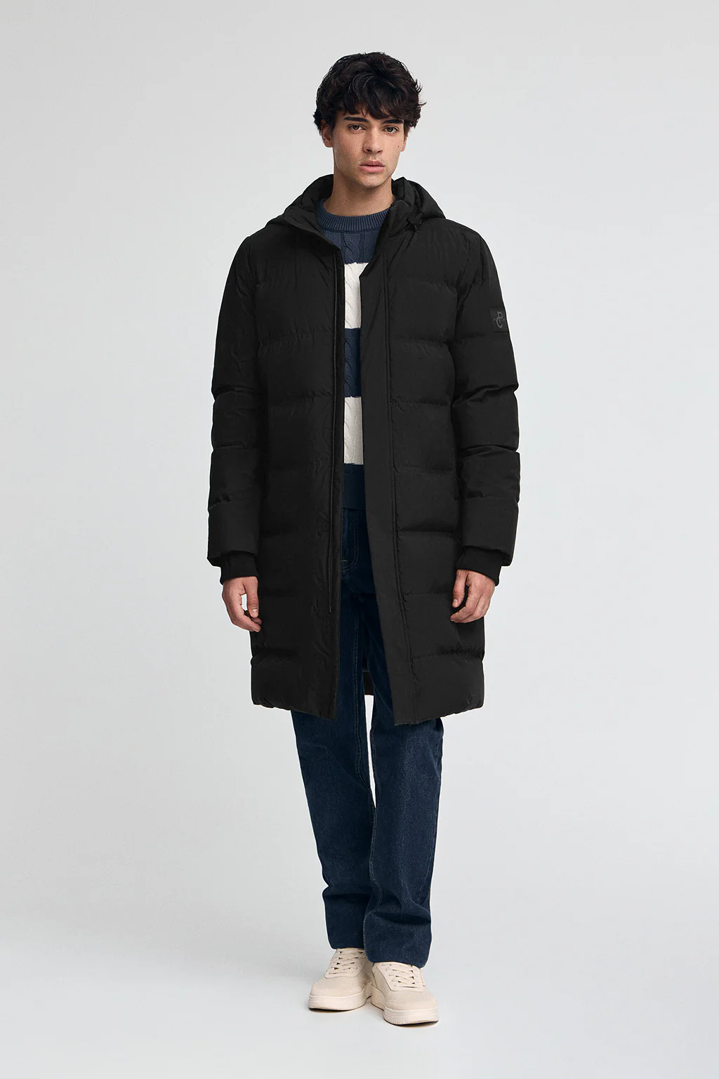Black down jacket Valberg with Polo Club logo - Image 3